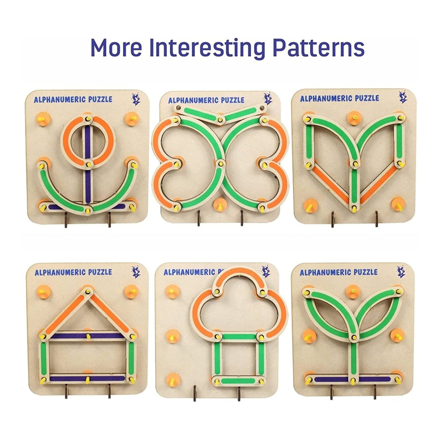 3921 Alpha Numeric Puzzle used in all kinds of household and official places specially for kids and children for their playing and enjoying purposes.