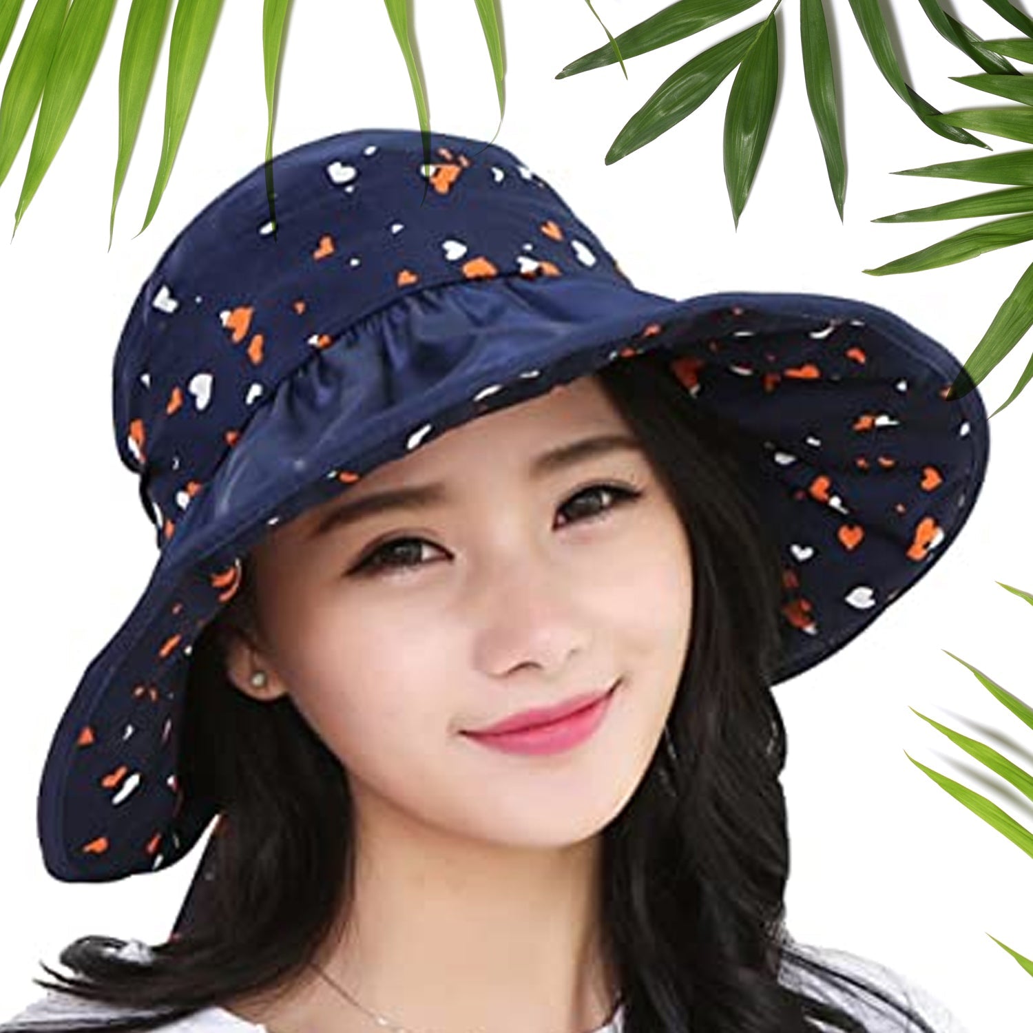 6401 Sun Protection Girls Hat Premium Quality UV Protection Baseball Cap for Beach Golf Gardening Fishing Hat (1pc) DeoDap