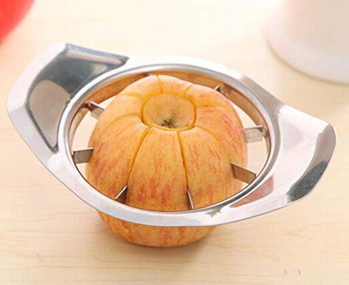 2140 Stainless Steel Apple Cutter Slicer with 8 Blades and Handle - SkyShopy