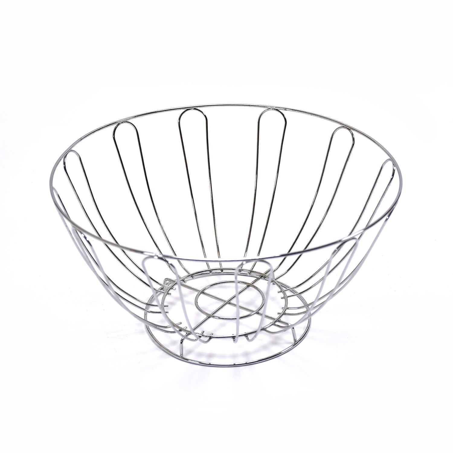 5152 Stainless Steel Folding Fruit and Vegetable Basket for Kitchen/Dining Table/Home DeoDap