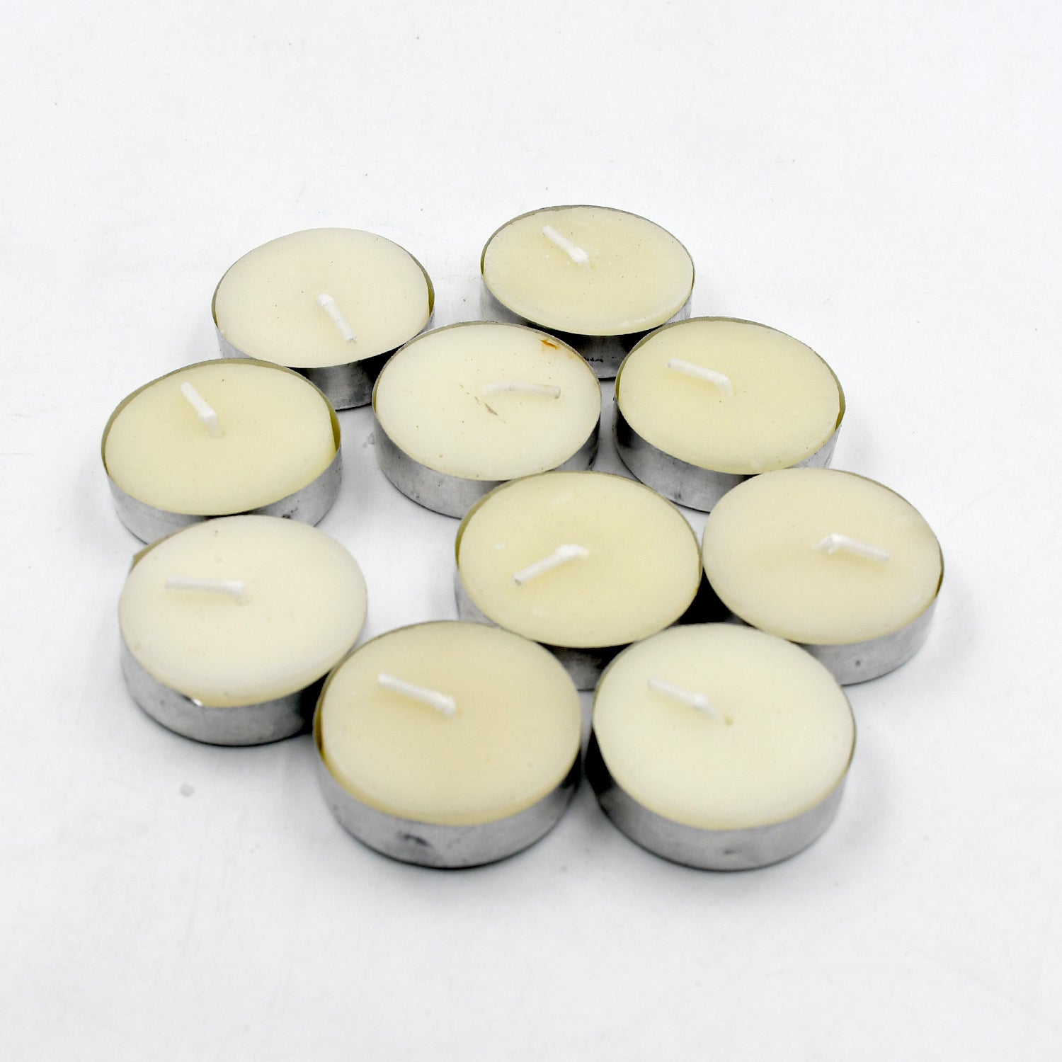 6941 Burning Tea Light Candles | Tealights Candles Premium Quality Candle  (10 Pc Big Size )