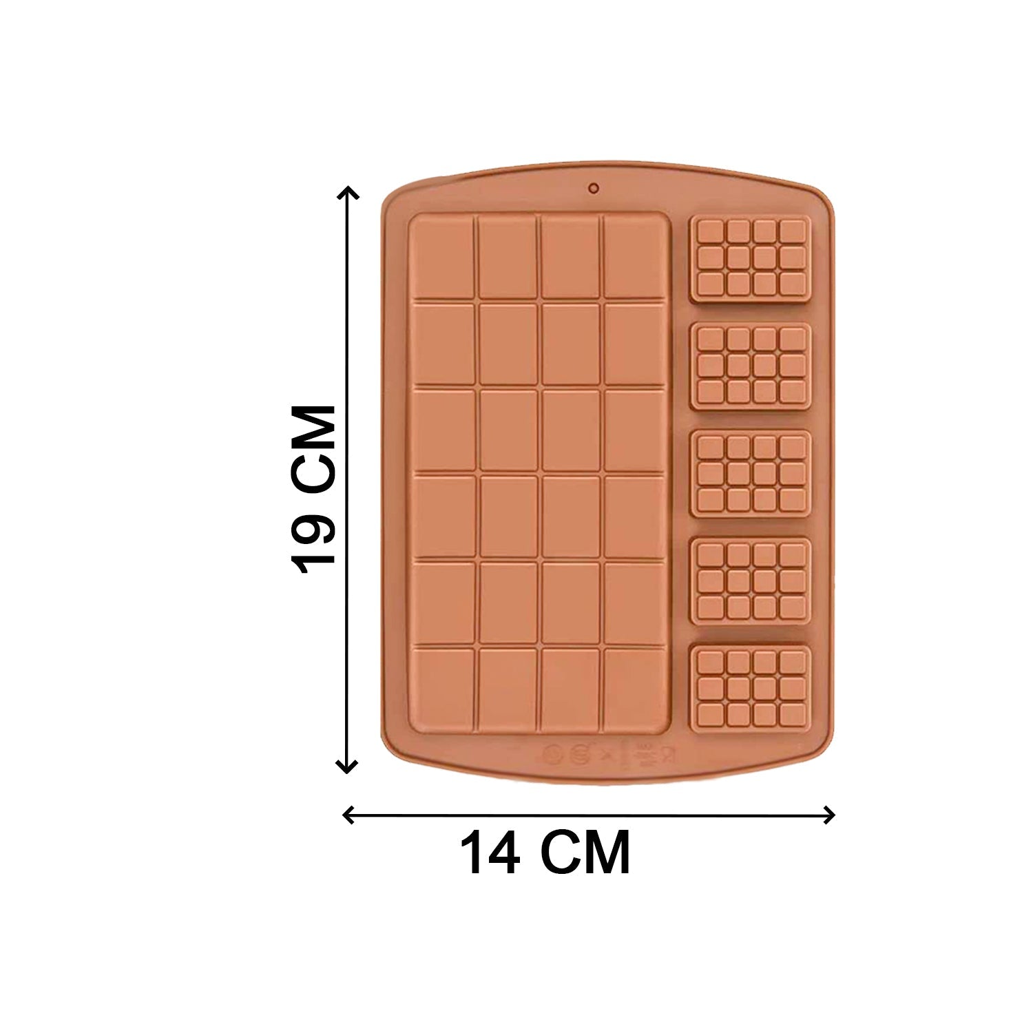 4907 Silicone Bar 6 Cavity Mould Shape and Mini Bar Gum paste Mold Doedap