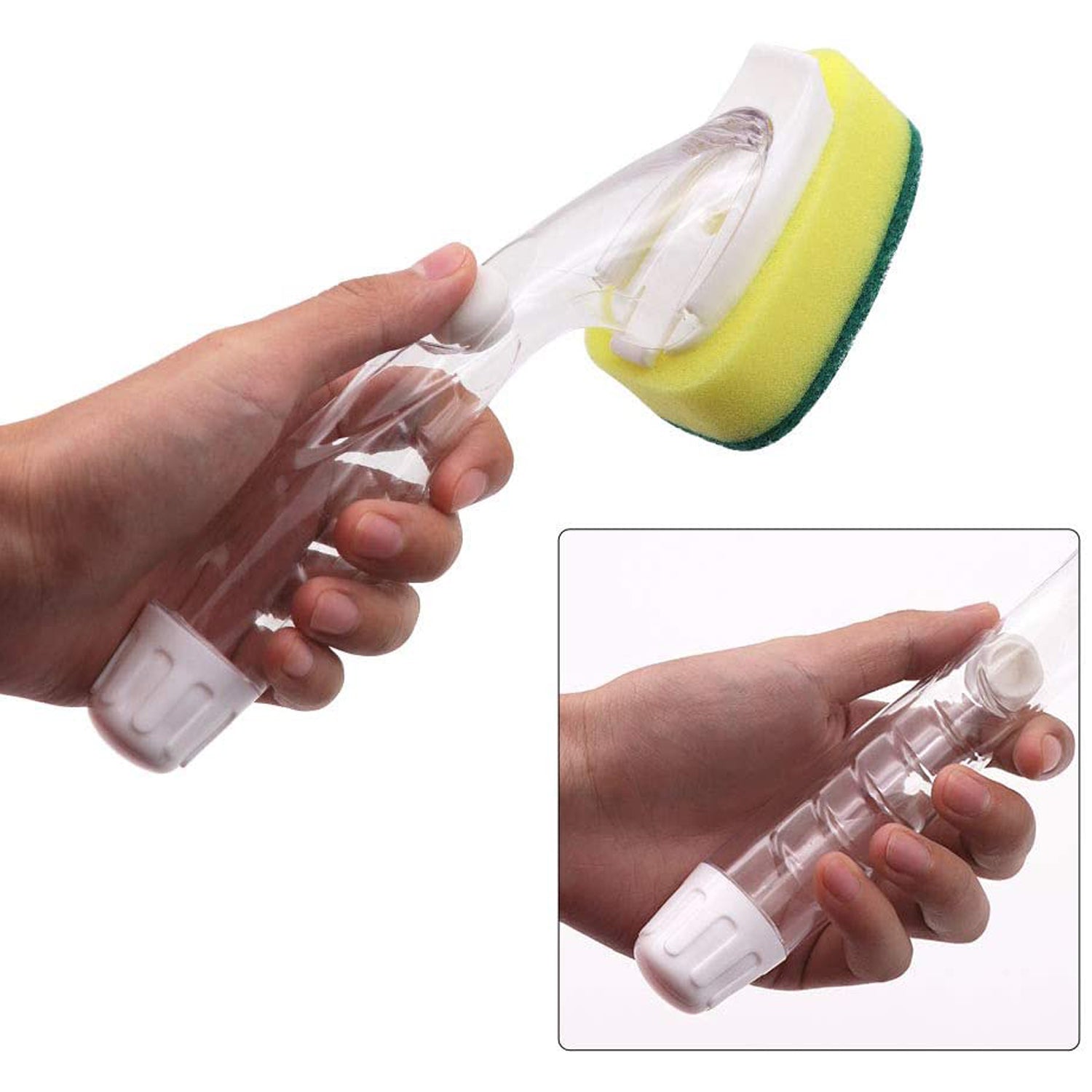 7200 Liquid dispensing Scrub widely used for washing and cleaning utensils and all kitchen stuff to make them again clean and shiny. freeshipping DeoDap