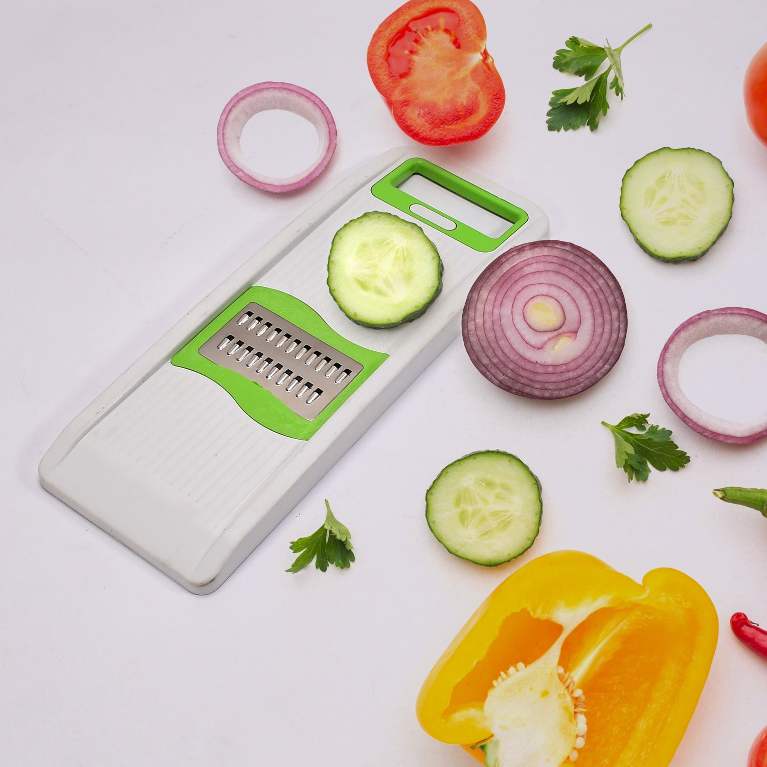 5214 6in1 Vegetable Slicer & Fruit Slicer Maker Multi Purpose Use DeoDap