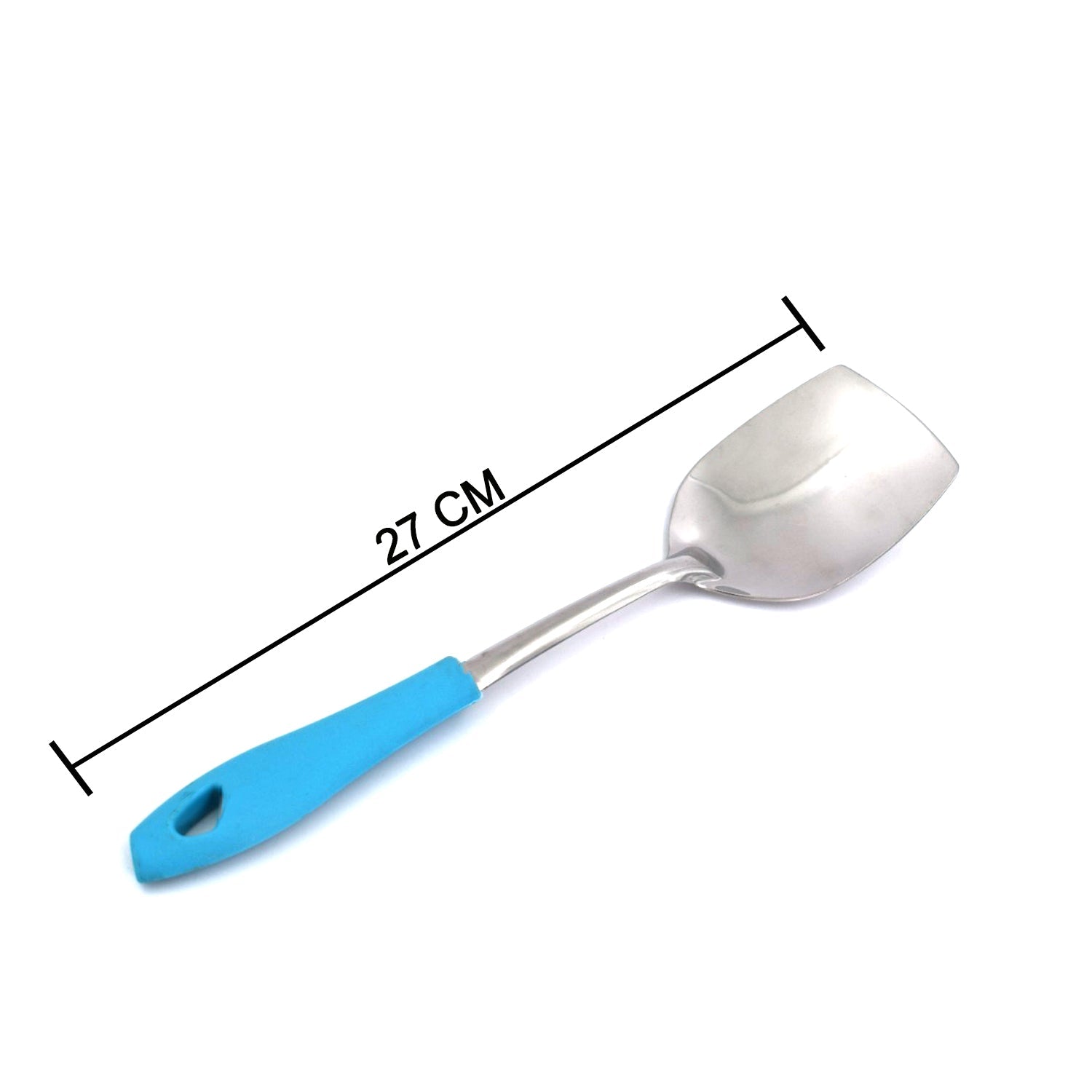 7042 SS Flat Serving Spoon N2 used in all kinds of household and official kitchen places for serving and having food stuffs and items. freeshipping - DeoDap