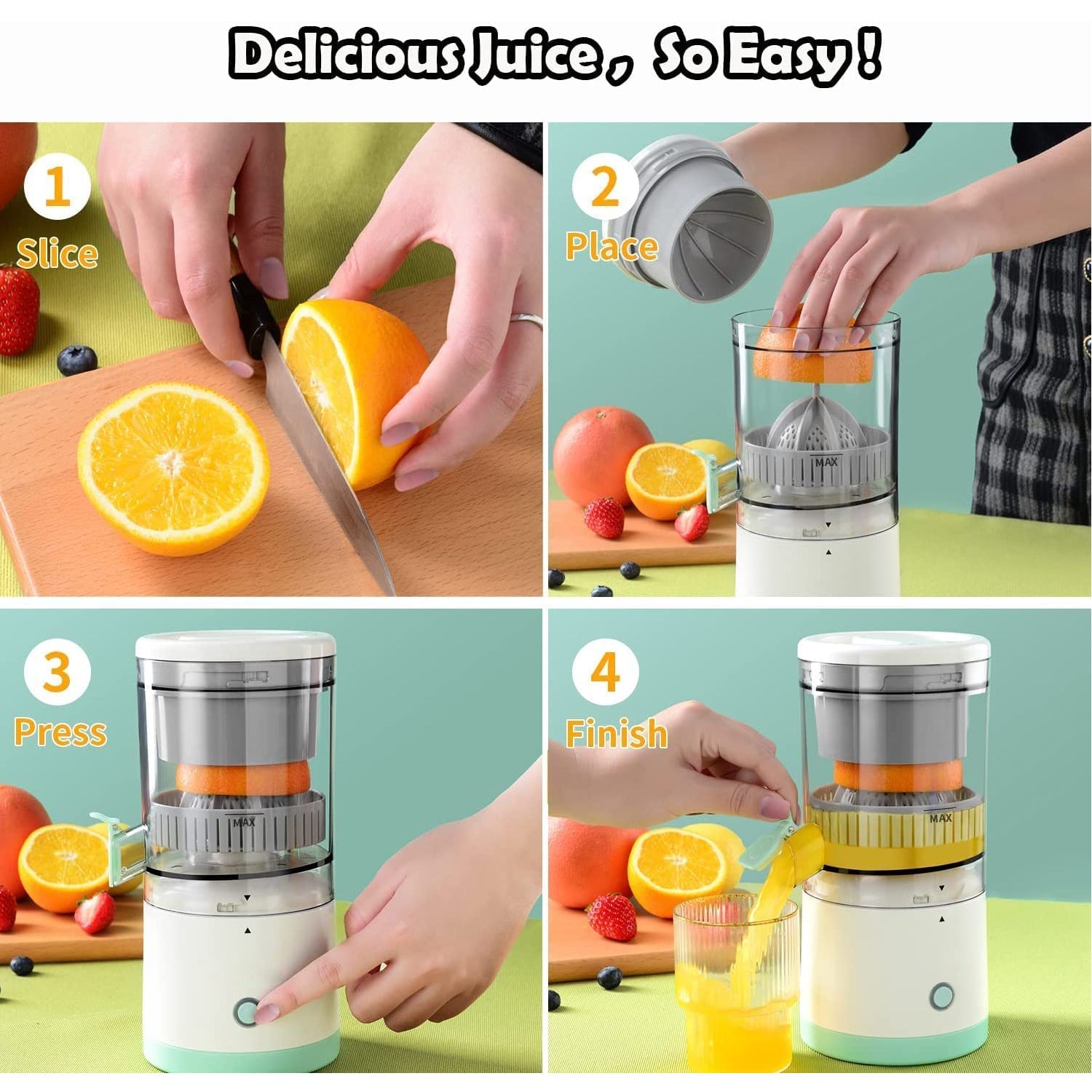 2377 AUTOMATIC ELECTRICAL CITRUS JUICER FOR ORANGE, ELECTRIC ORANGE JUICER,  PROFESSIONAL CITRUS JUICER ELECTRIC WITH LEVER, SQUEEZER JUICE…