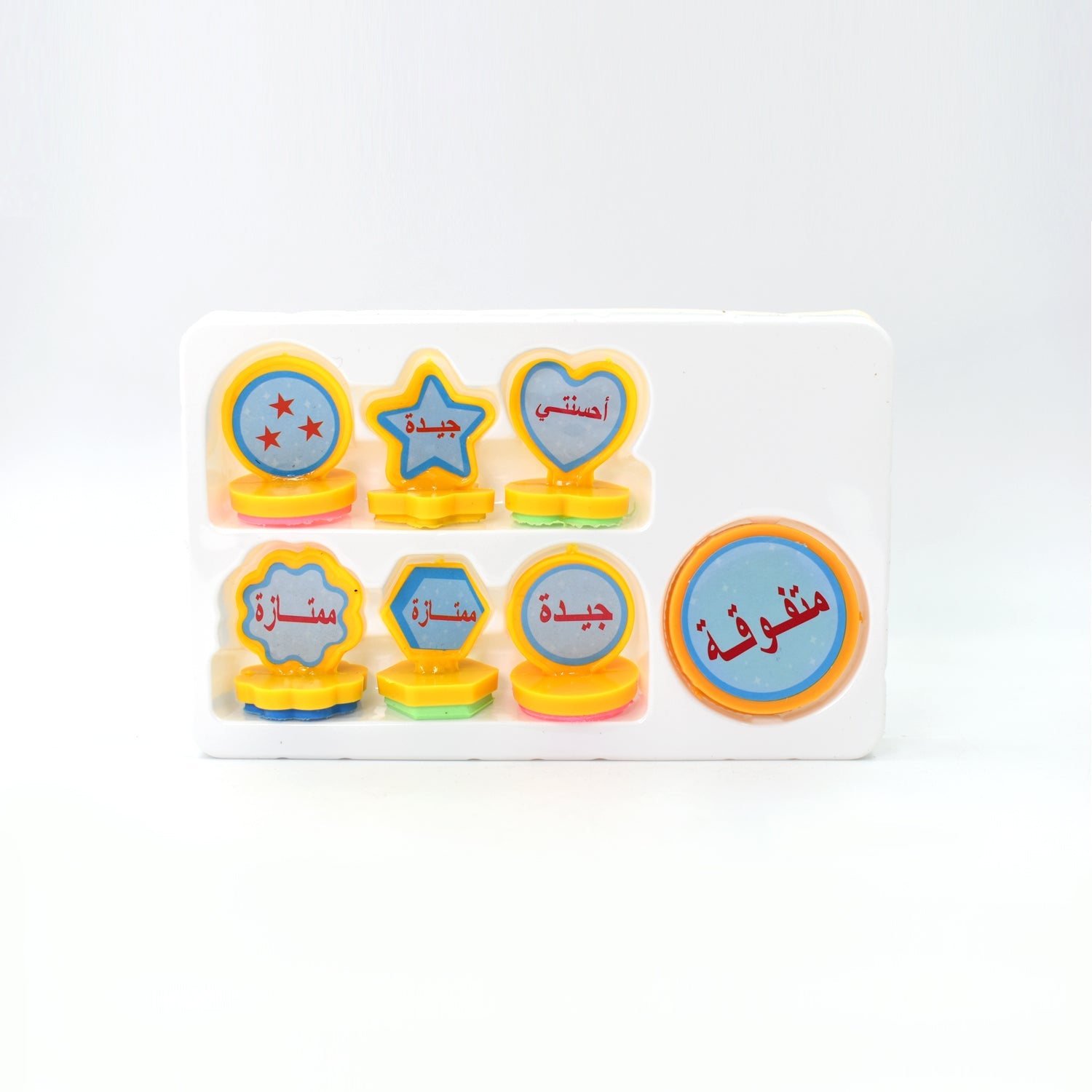 4802 Unique Different Shape Stamps 7 pieces for Kids Motivation and Reward Theme Prefect Gift for Teachers, Parents and Students (Multicolor) freeshipping - DeoDap
