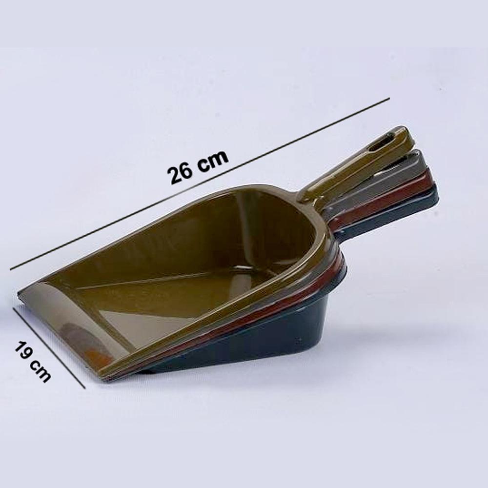 2351 Durable Lightweight Multi Surface Plastic Dustpan with Handle - SkyShopy