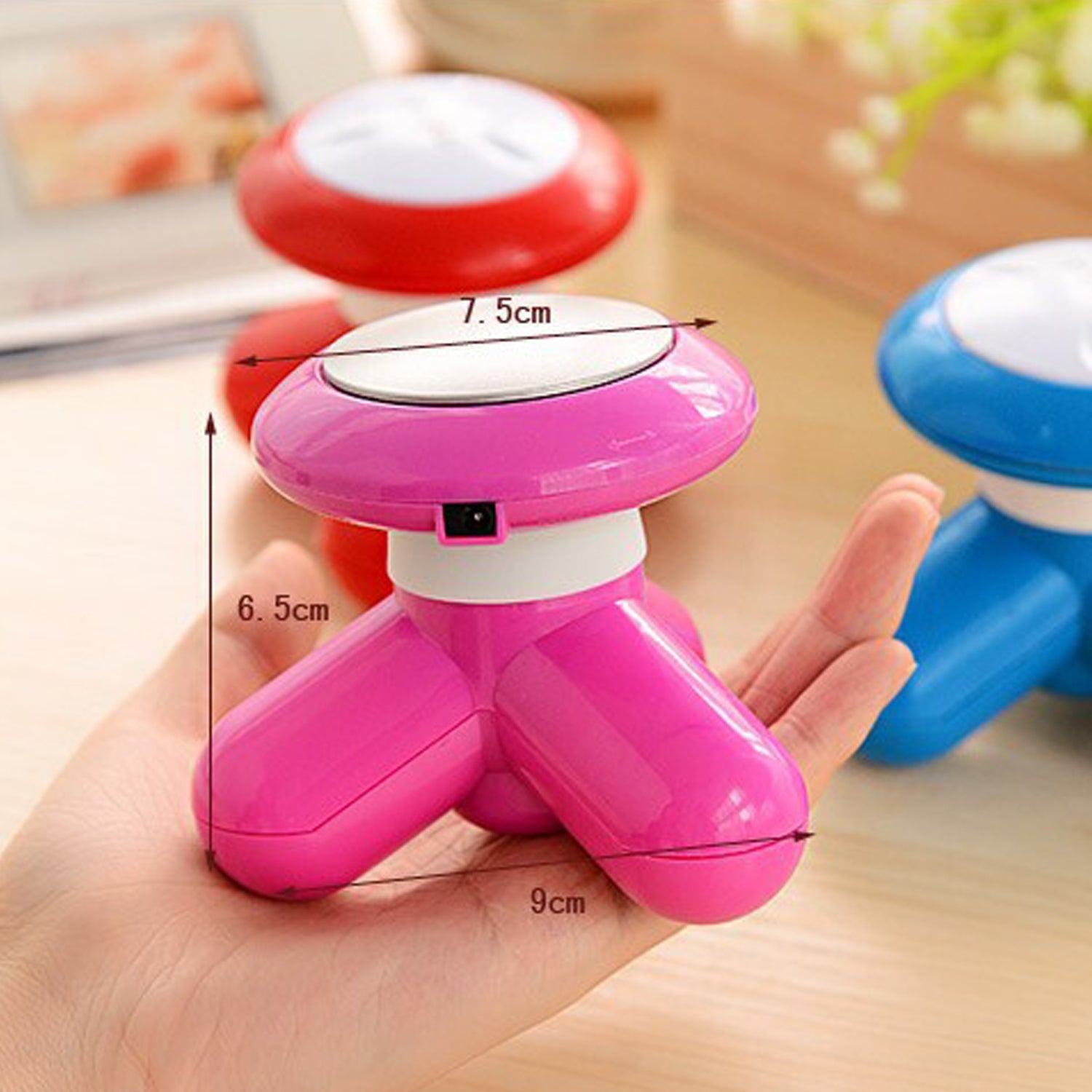 0367A Electric Mini Vibration Full Body Massager (Multicolor) DeoDap