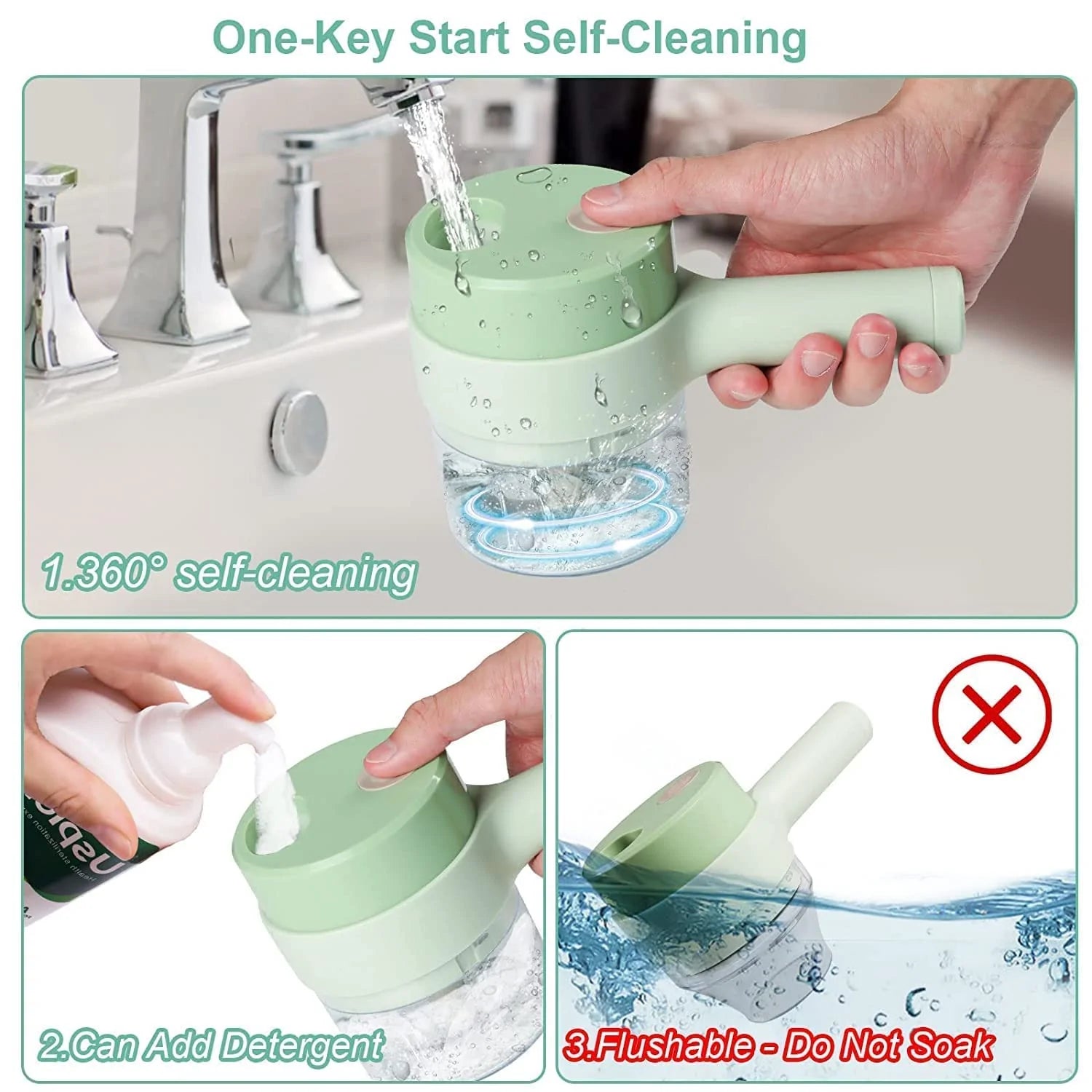 0142A  4 IN 1 ELECTRIC HANDHELD COOKING HAMMER VEGETABLE CUTTER SET ELECTRIC FOOD CHOPPER MULTIFUNCTION VEGETABLE FRUIT SLICER 