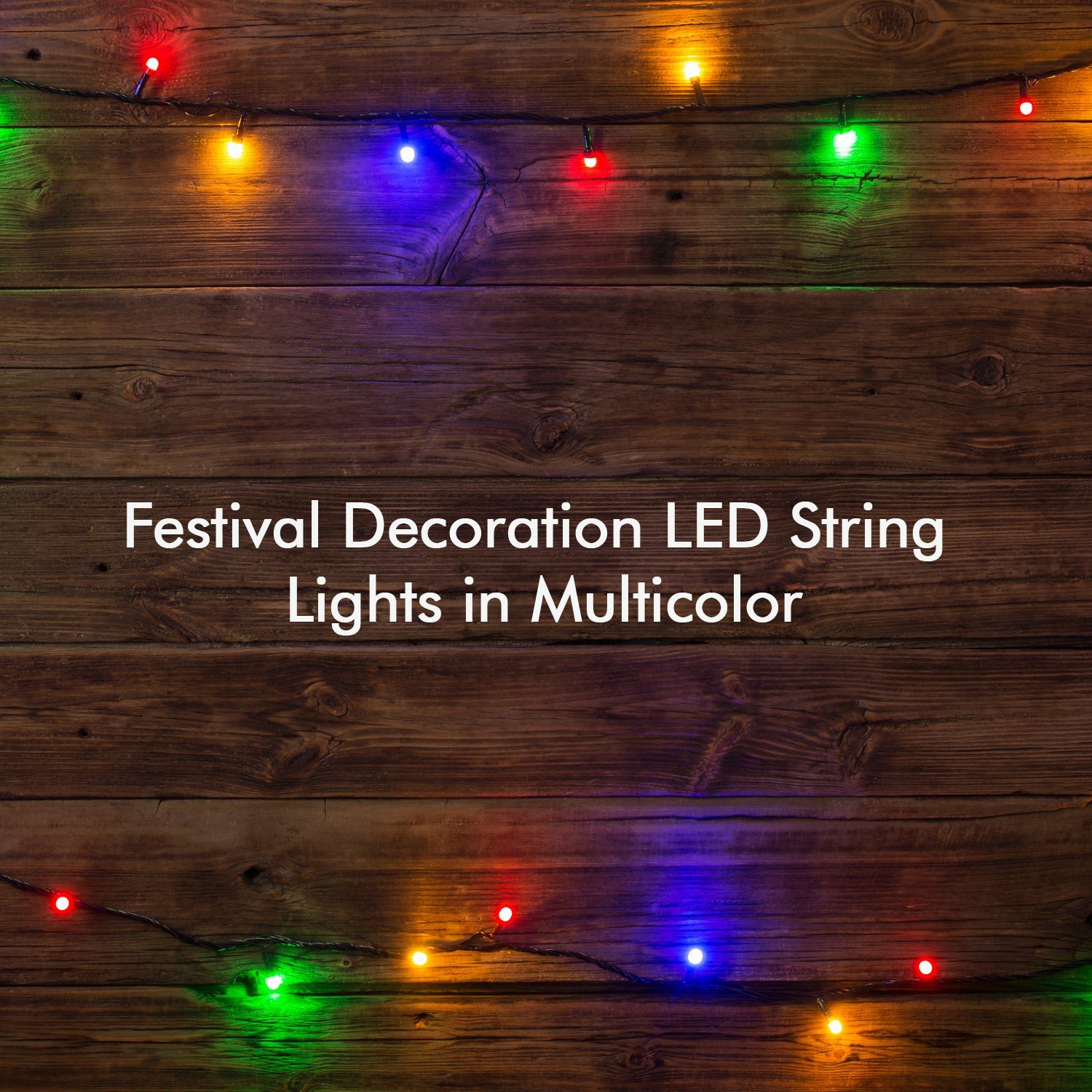 8344 3Mtr Home Decoration Diwali & Wedding LED Christmas String Light Indoor and Outdoor Light ,Festival Decoration Led String Light, Multi-Color Light (15L 3 Mtr)