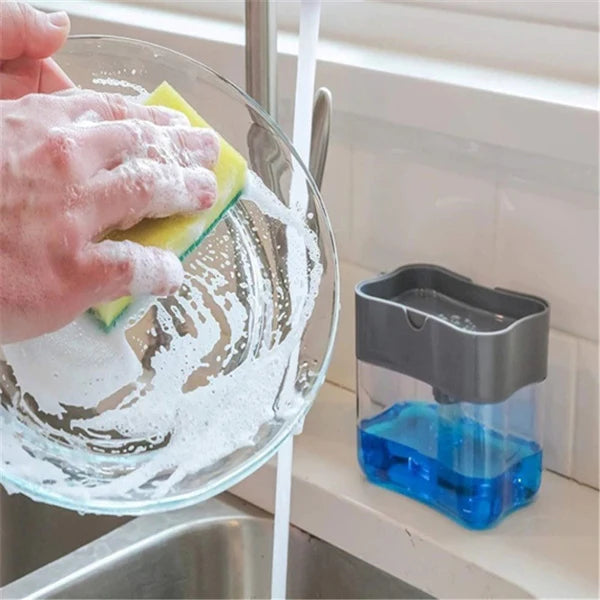 6277 2 in 1 Soap Pump Dispenser for Dishwasher Liquid DeoDap