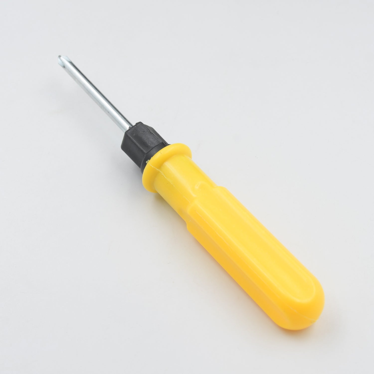 9381B Small Pocket Size 2 in 1 Slotted Cross Head Double Sided Flat Magnetic Screwdriver with PVC Plastic Coated Handle (1 Pc)