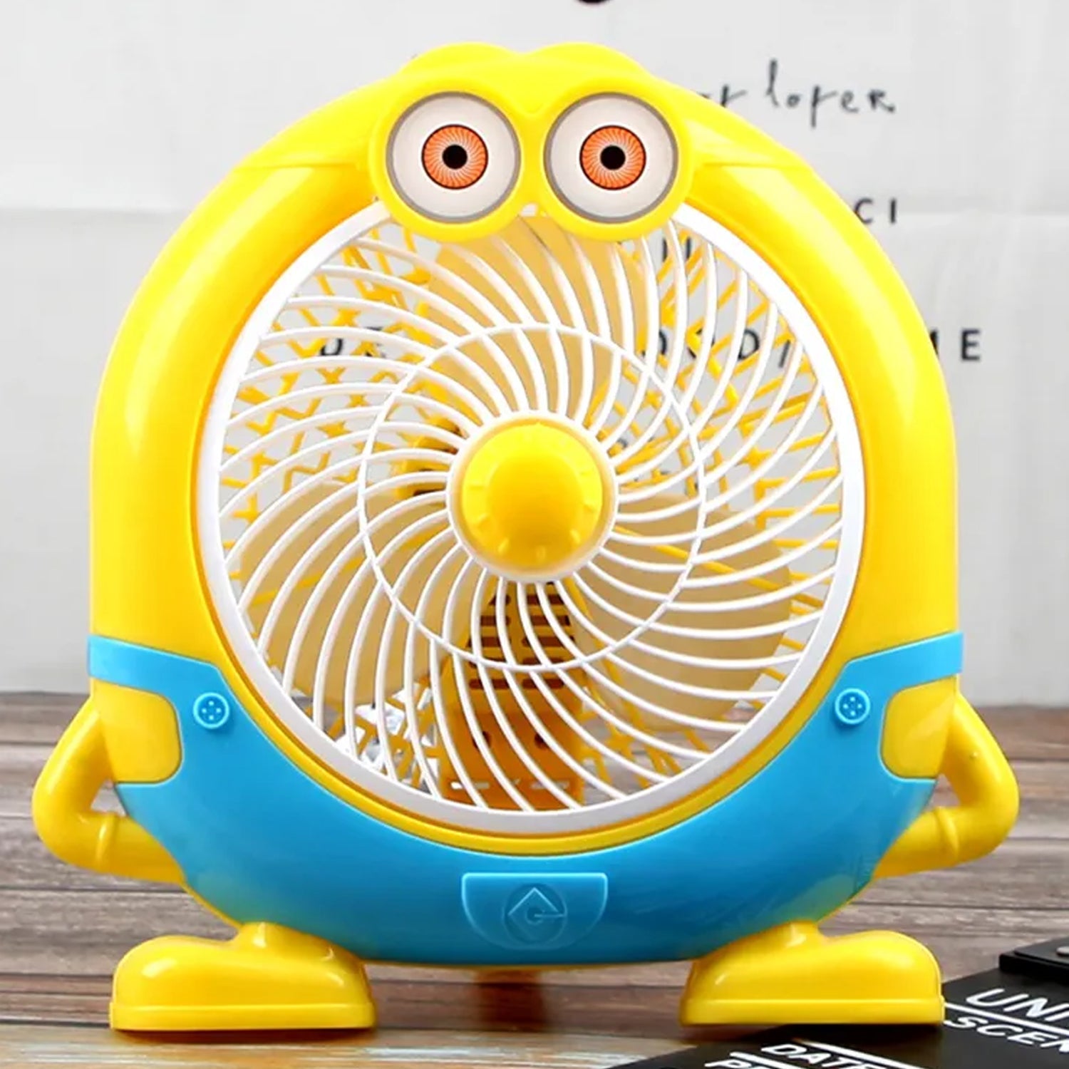 6464 plastic cute mini  cartoon electric usb fan desk fan for children DeoDap