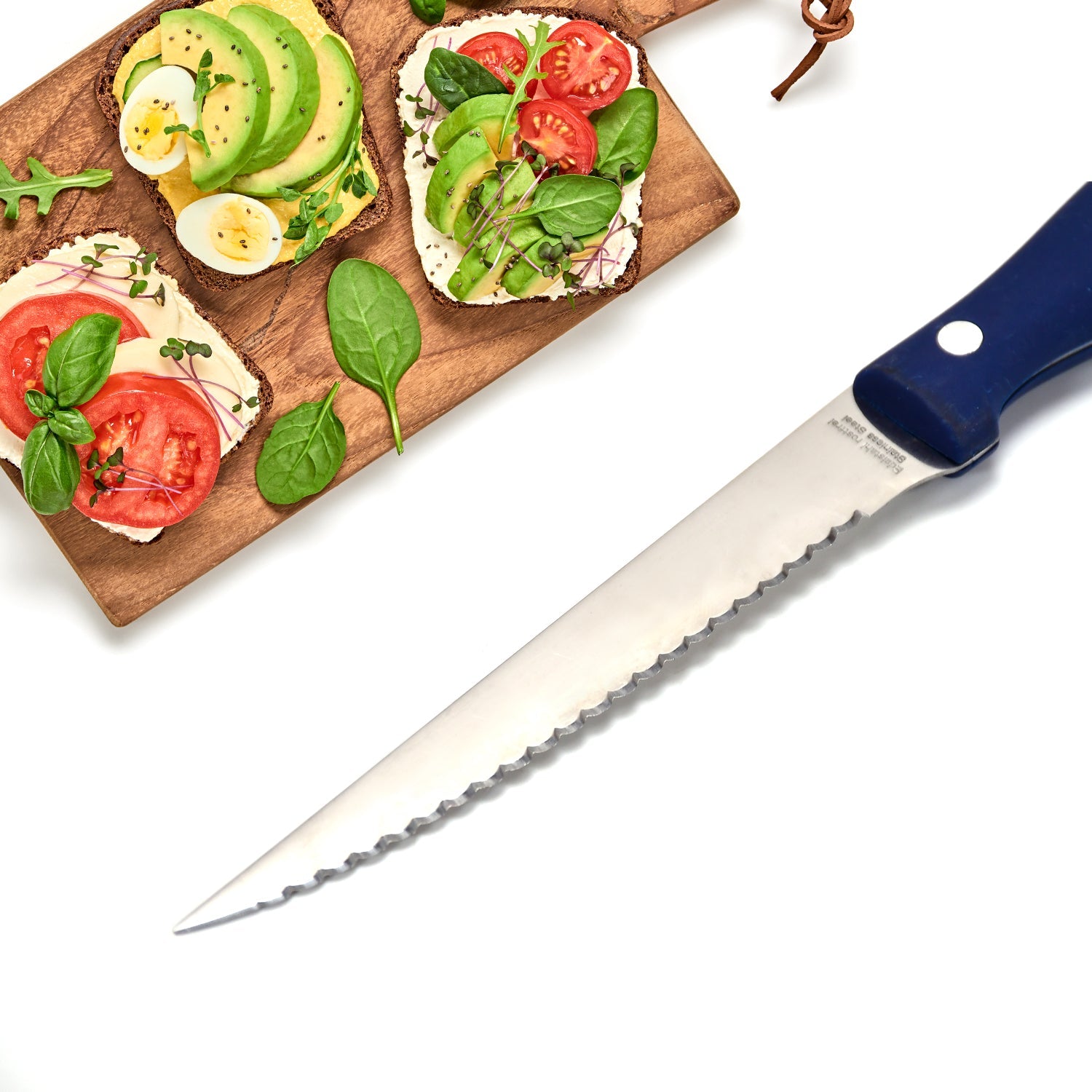 2636 Stainless Steel knife and Kitchen Knife with Black Grip Handle (1pc) DeoDap