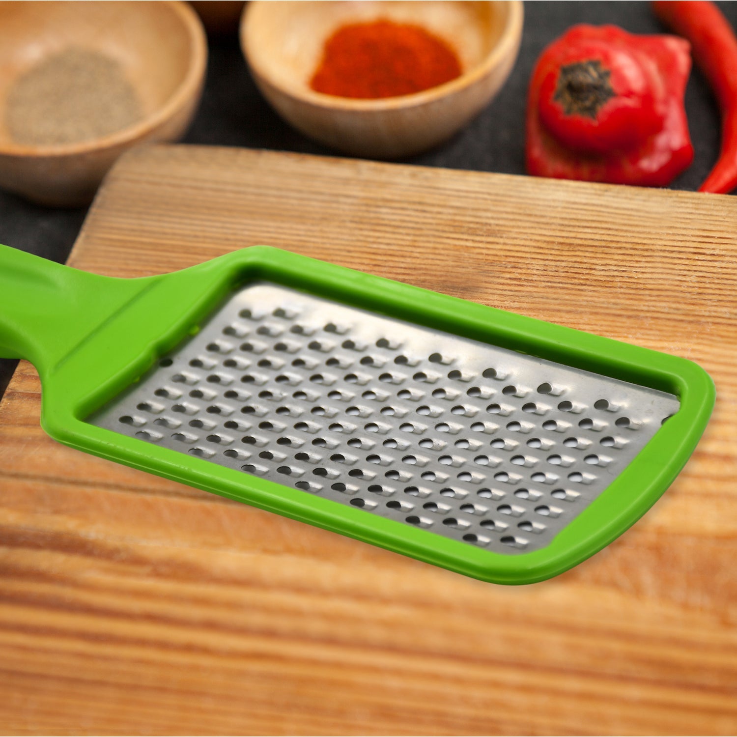5487 Stainless Steel Cheese Grate Cutter - Multipurpose Cheese, Ginger, Vegetables, and Coconut Food Grater, Handheld Grater Shredder Cutter for Kitchen, Restaurant
