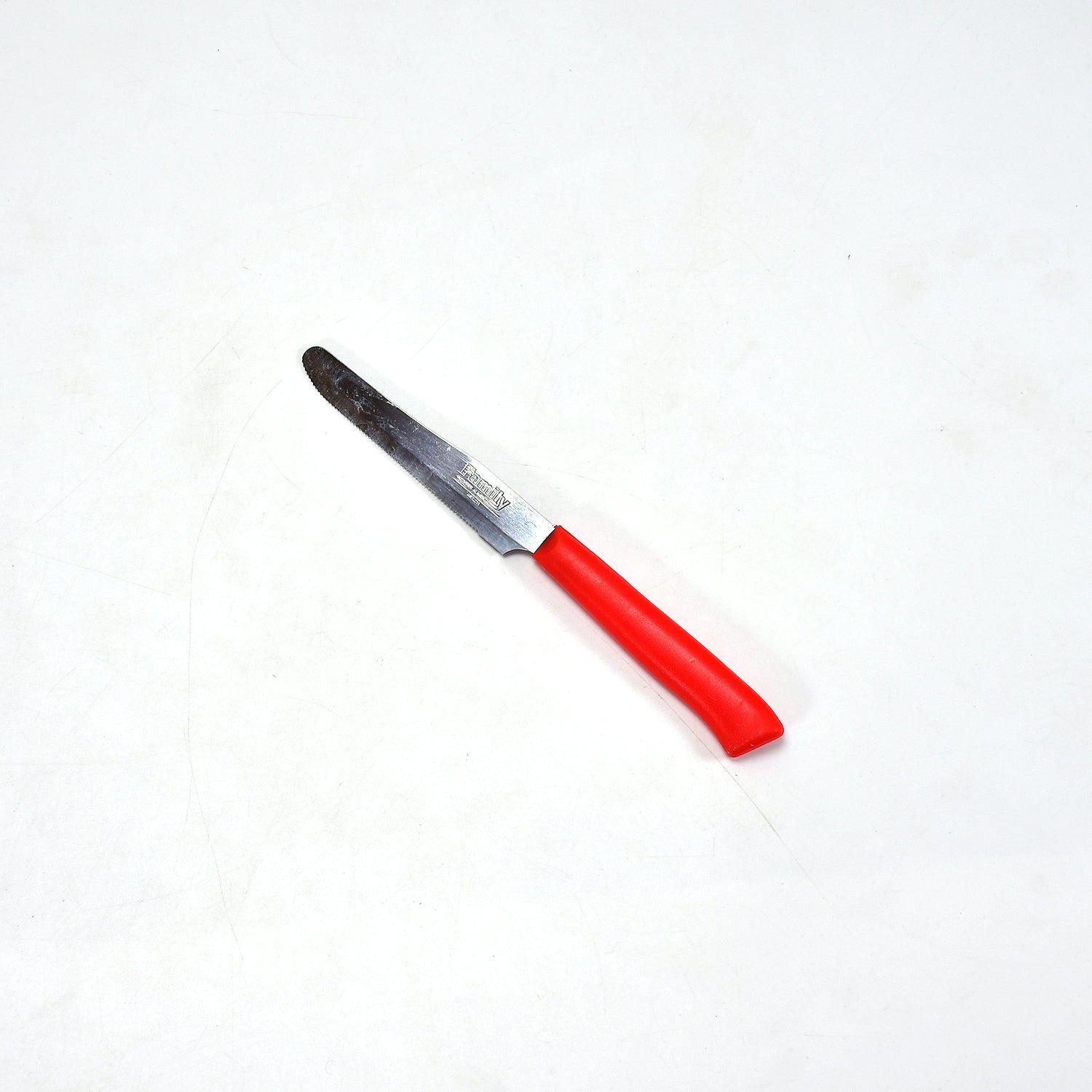 7092 Red Kitchen Knife Steak and Vegetable Knife - Razor Sharp Pointed Tip, Serrated Edge - Color Coded Kitchen Tools by The Kosher Cook DeoDap