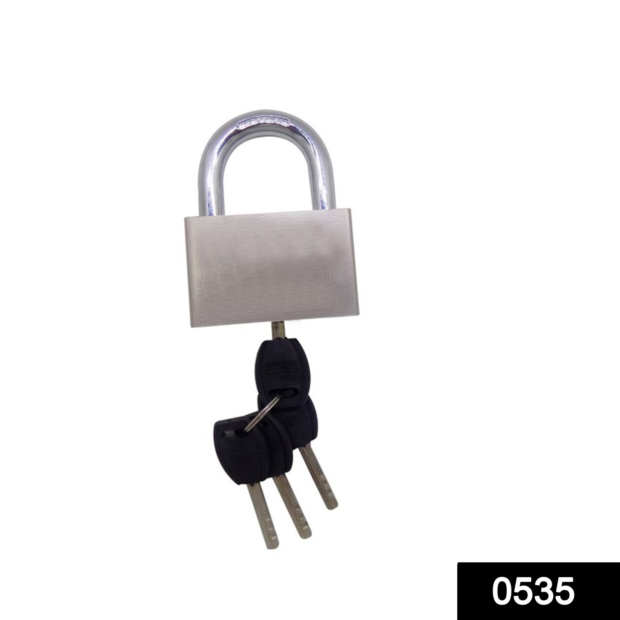 0535 Shackle Padlock With Keys 70 mm - SkyShopy