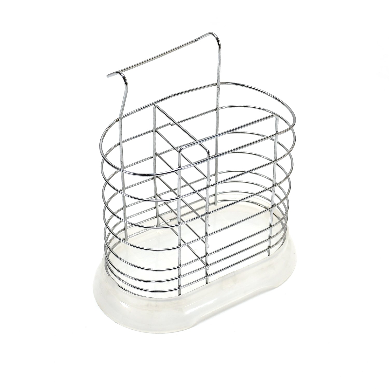 5177 Spoon Stand Cutlery Rack 19cm Steel For Kitchen & Home Use DeoDap