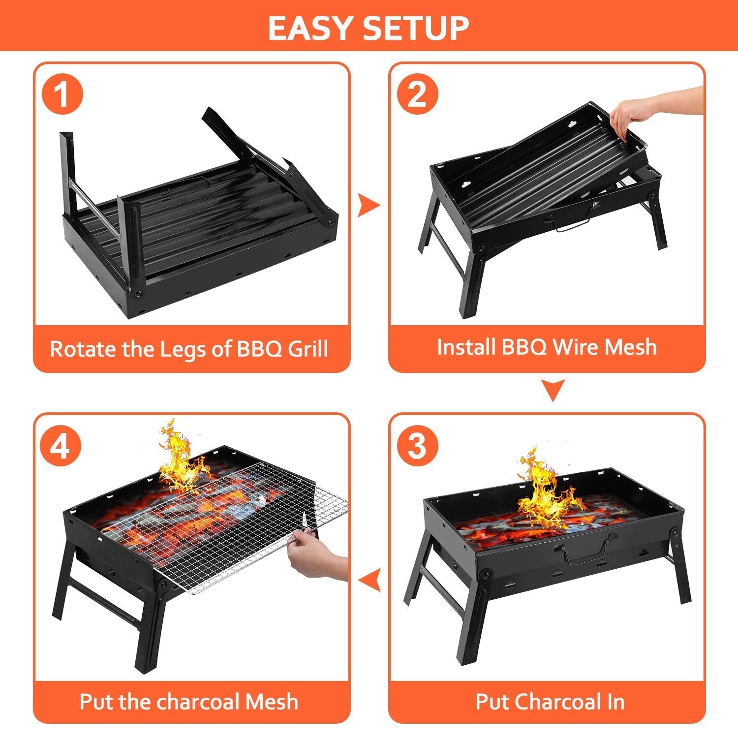 0126 A Barbecue Grill used for making barbecue of types of food stuffs like vegetables, chicken meat etc.