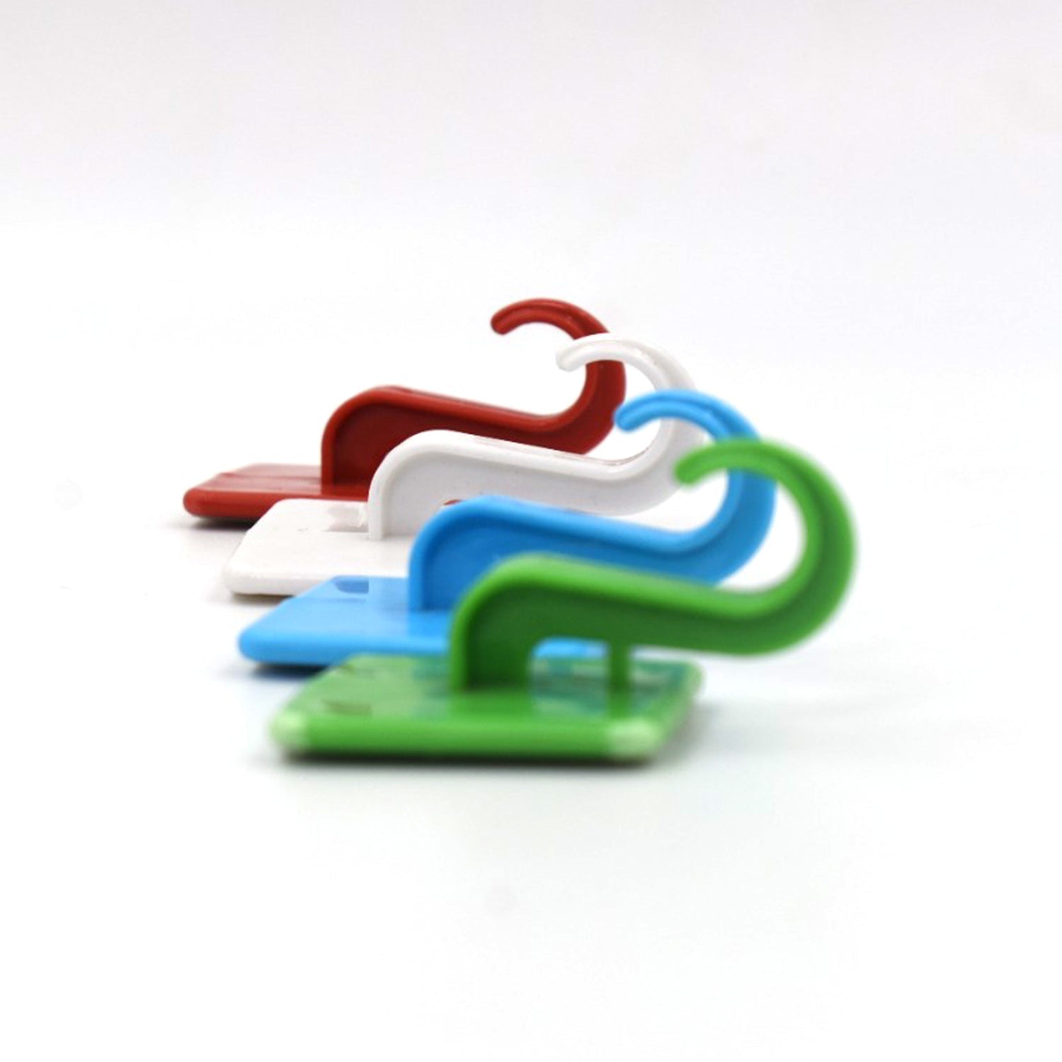 4836 Heavy Duty Self Adhesive Sticky Wall Hooks (Pack Of 12) freeshipping - DeoDap