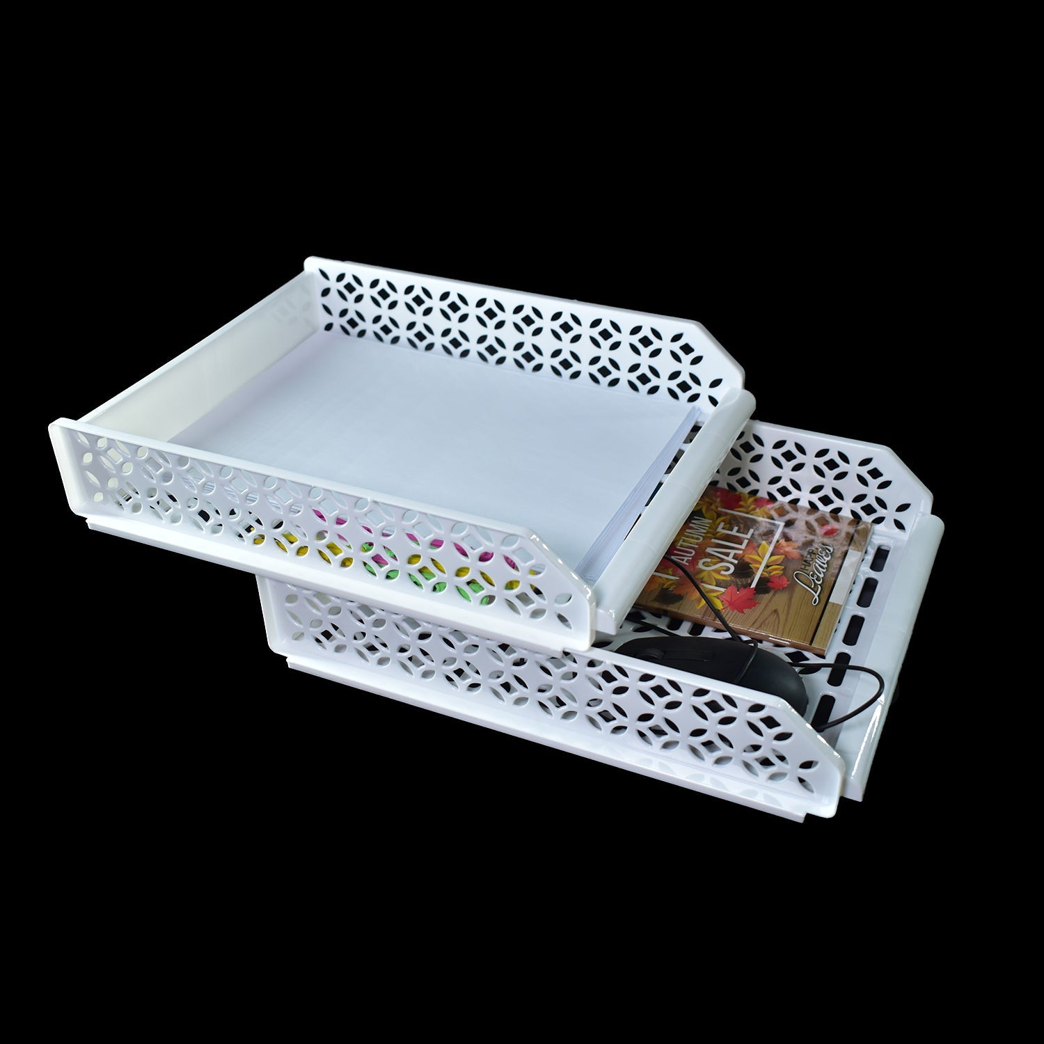 4830 2 Pc Drawer Organizer Used For Storing Various Types Of Important Stuffs And Items.