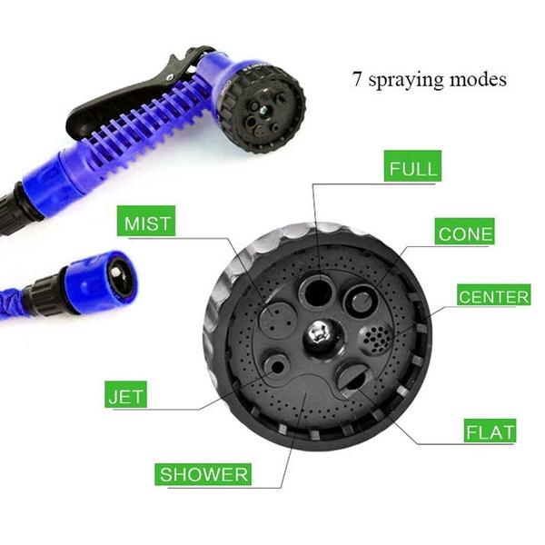 0502 -50 Ft Expandable Hose Pipe Nozzle For Garden Wash Car Bike With Spray Gun - SkyShopy