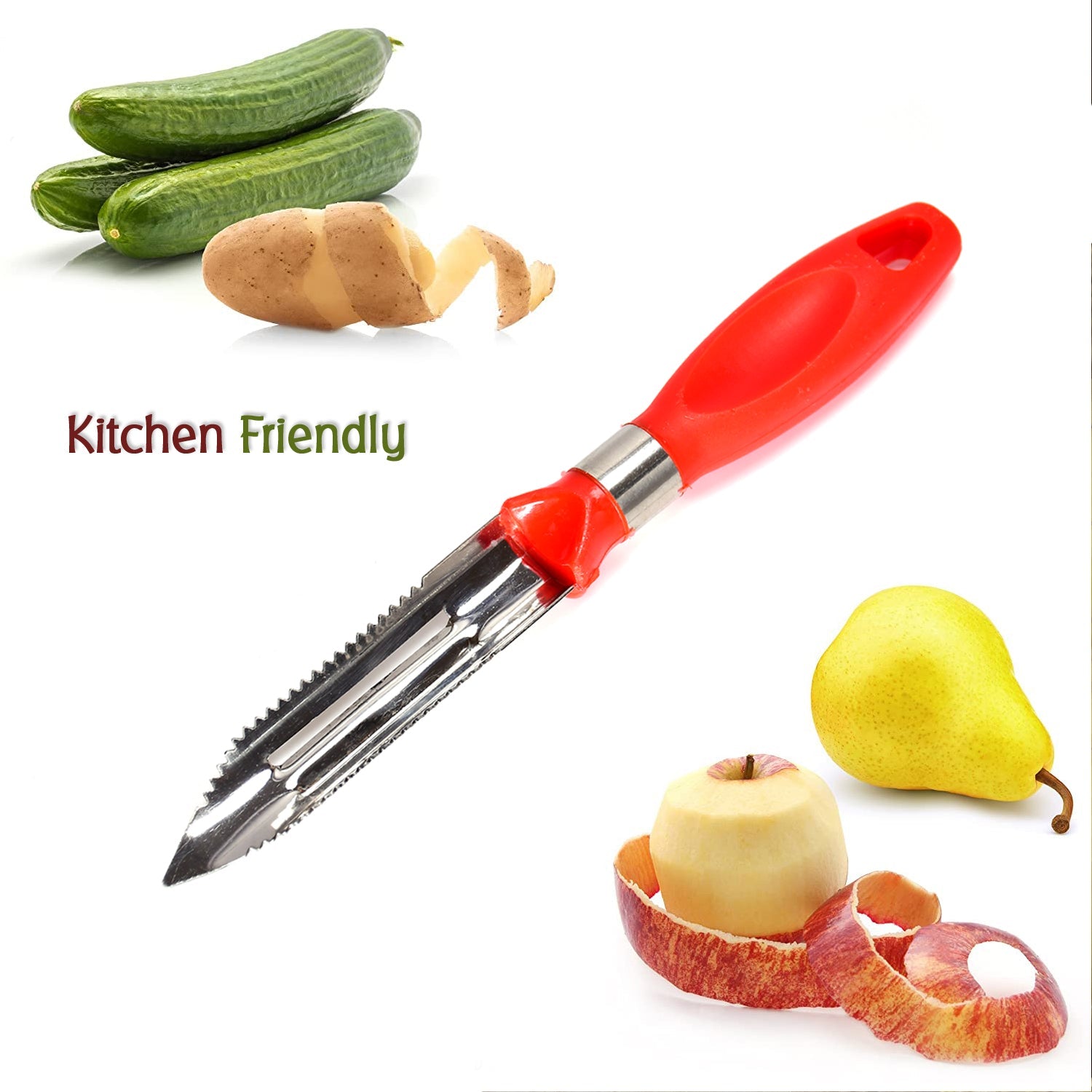 2375 Stainless Steel Vegetable Peeler Steel (Loose) DeoDap