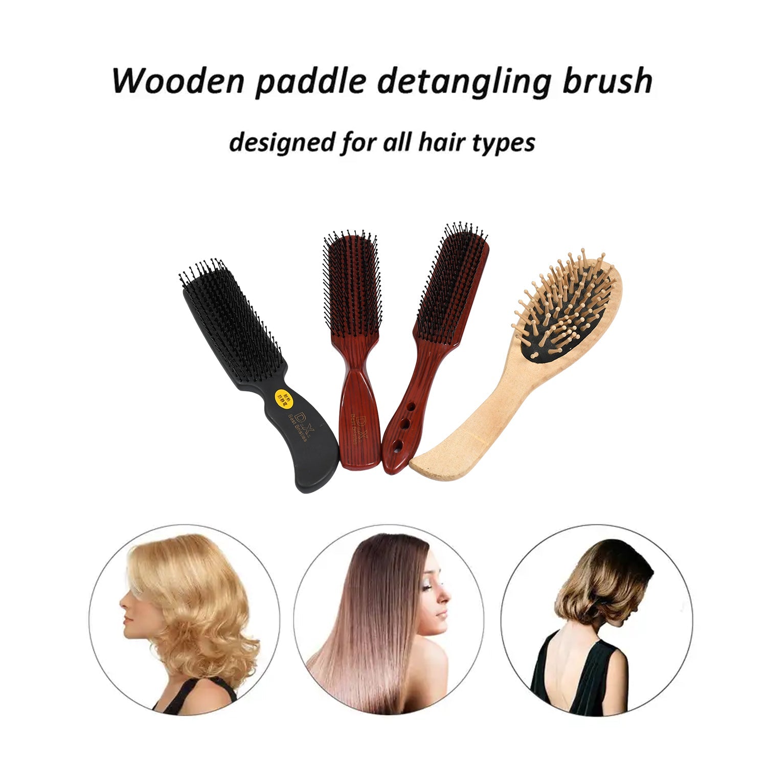 1405 Salon Anti-Static Hairdressing Hair Styling Comb Brush Tool (1 pc) DeoDap