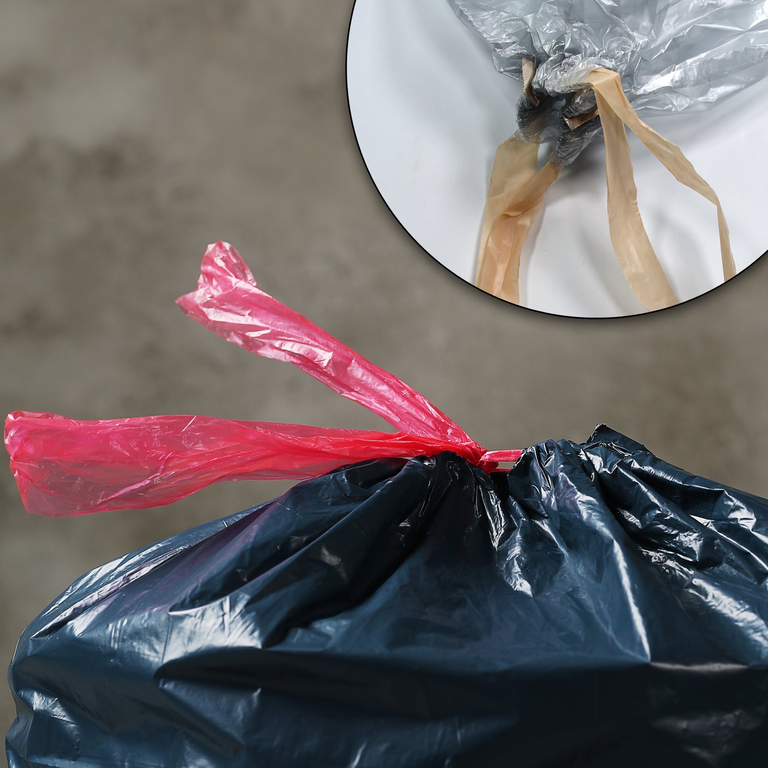 9249 1Rolls Garbage Bags/Dustbin Bags/Trash Bags 45x50Cm DeoDap