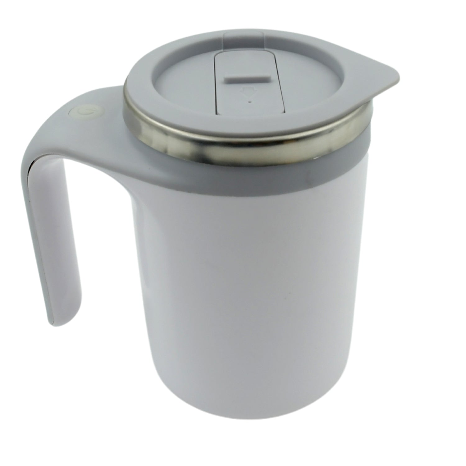5545 Stirring Coffee Mug | Magnetic Stirring Coffee Cup | Stainless Steel Mug for Milk | Self Stirring Coffee Mug, Suitable for Coffee / Milk / Hot Chocolat | Battery Operated