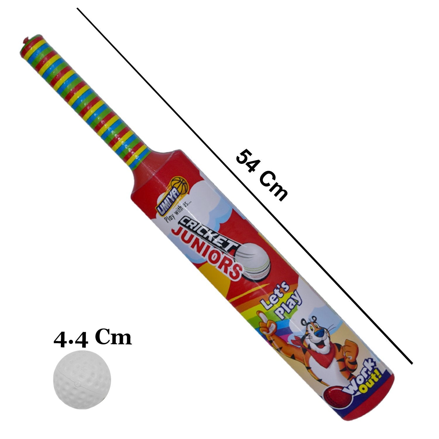 8024 Plastic Cricket Bat Ball Set for Boys and Girls