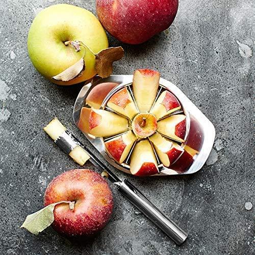 2140 Stainless Steel Apple Cutter Slicer with 8 Blades and Handle - SkyShopy