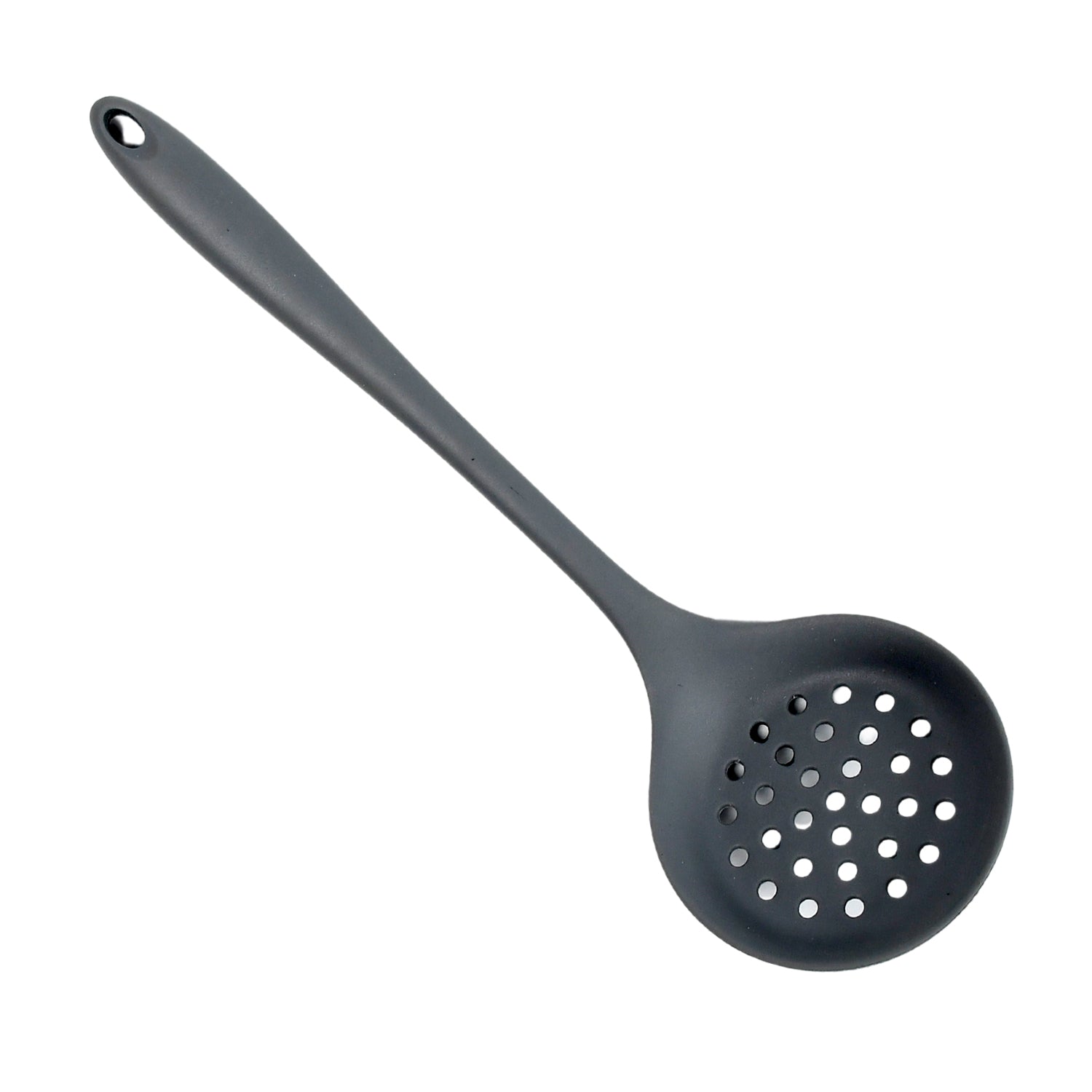 5382 Silicone Skimmer Colander Hole Strainers for Skimming Grease and Filter (Black) DeoDap