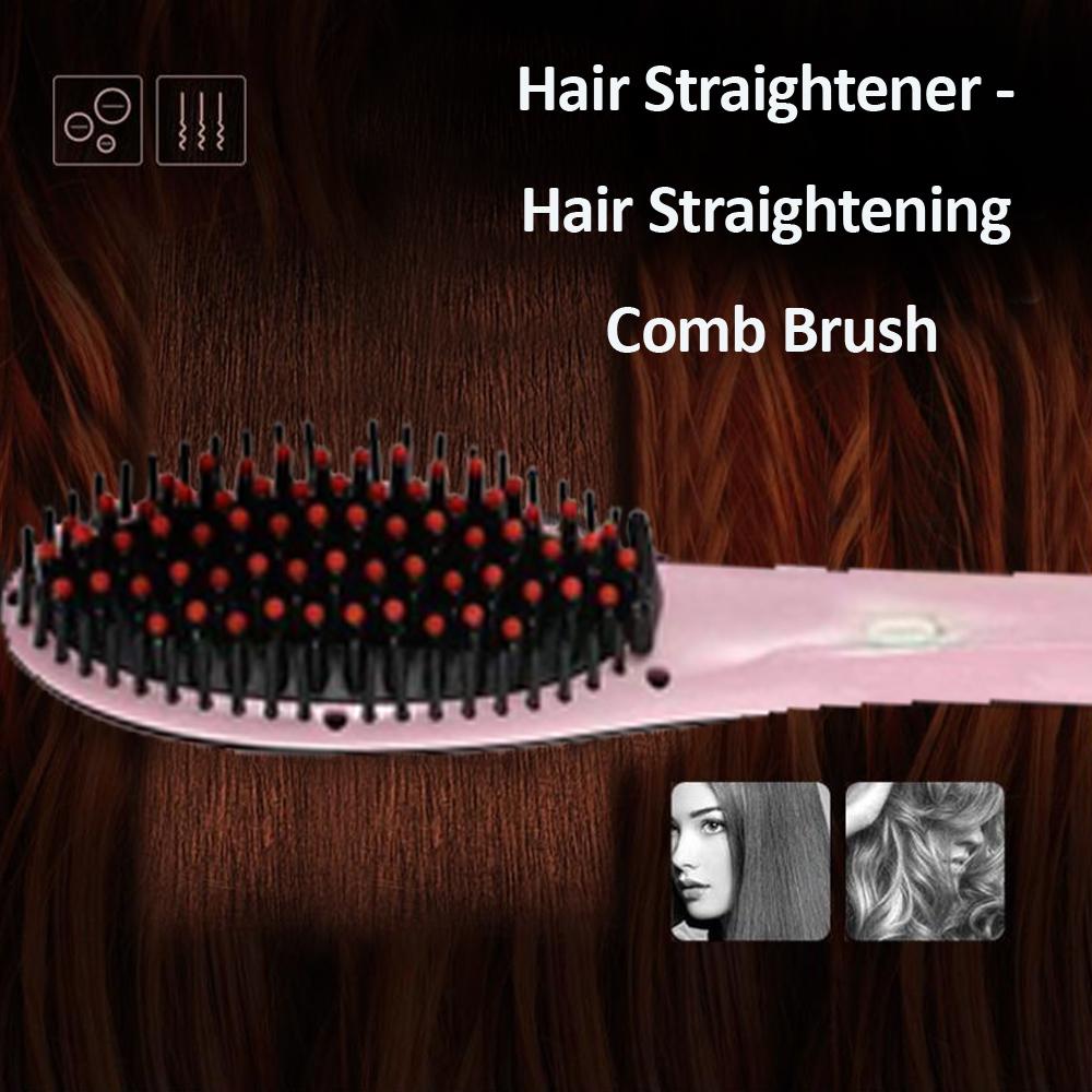 1361 Hair Straightener Hair Straightening Comb Brush - SkyShopy