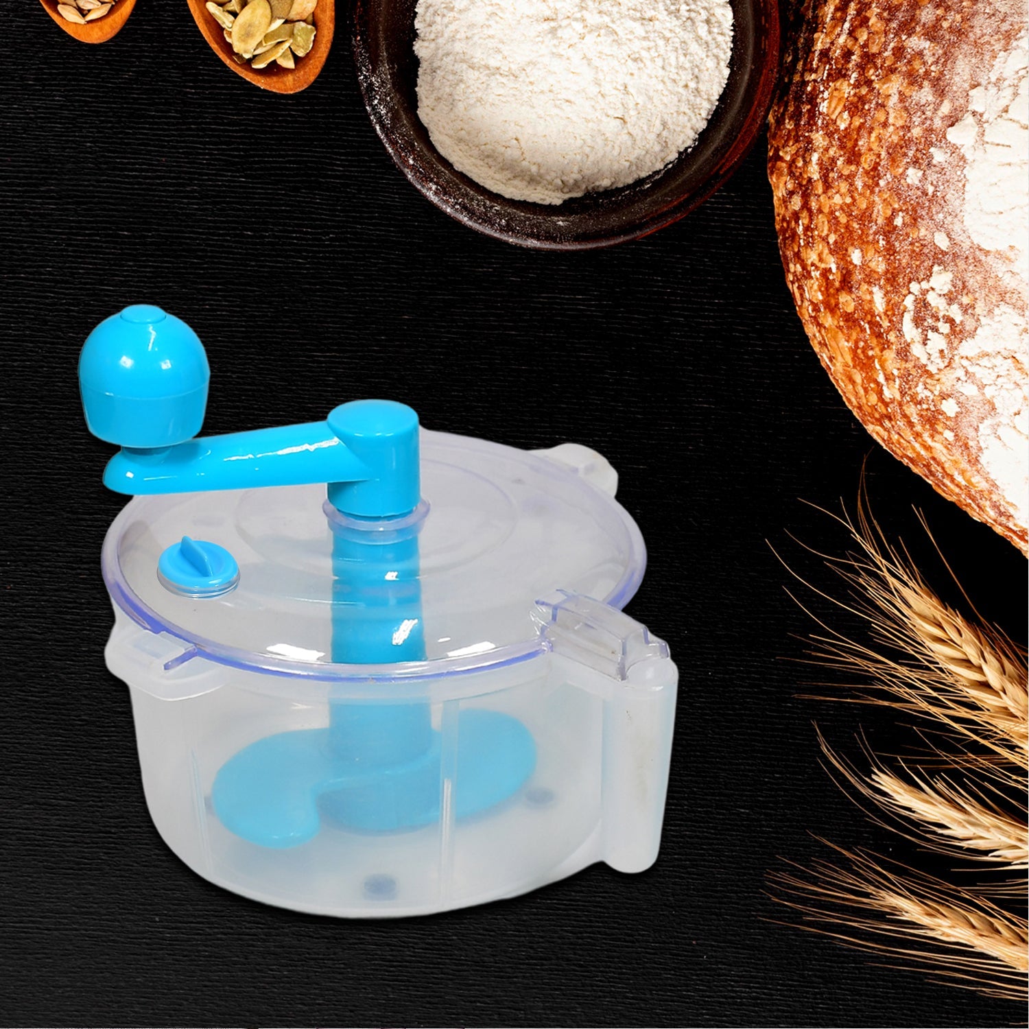 2364 Transparent Dough Maker Machine (Atta Maker) , Measuring Cup And Slicer DeoDap