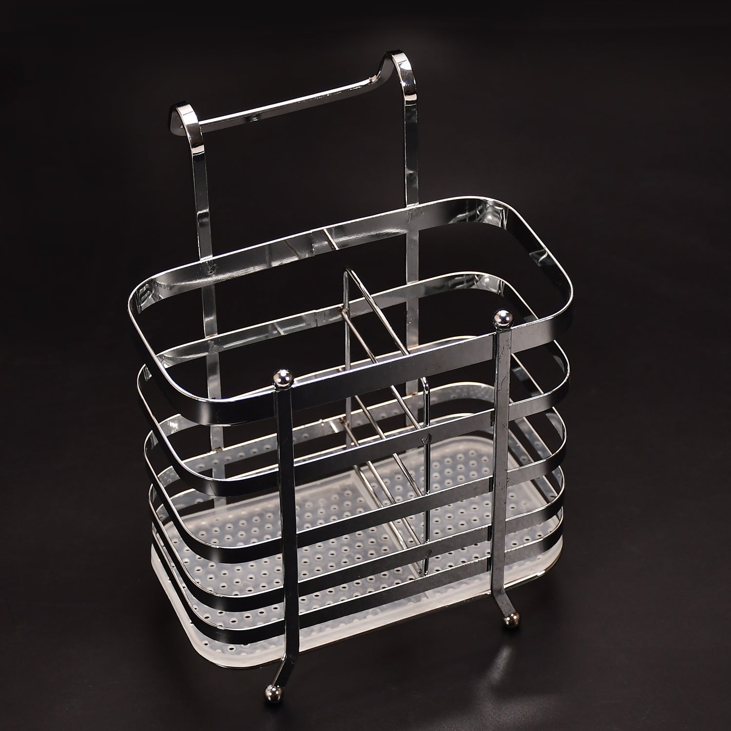 5158 Steel Hanging Basket 21cm For Multiuse Basket ( 1 pcs ) DeoDap