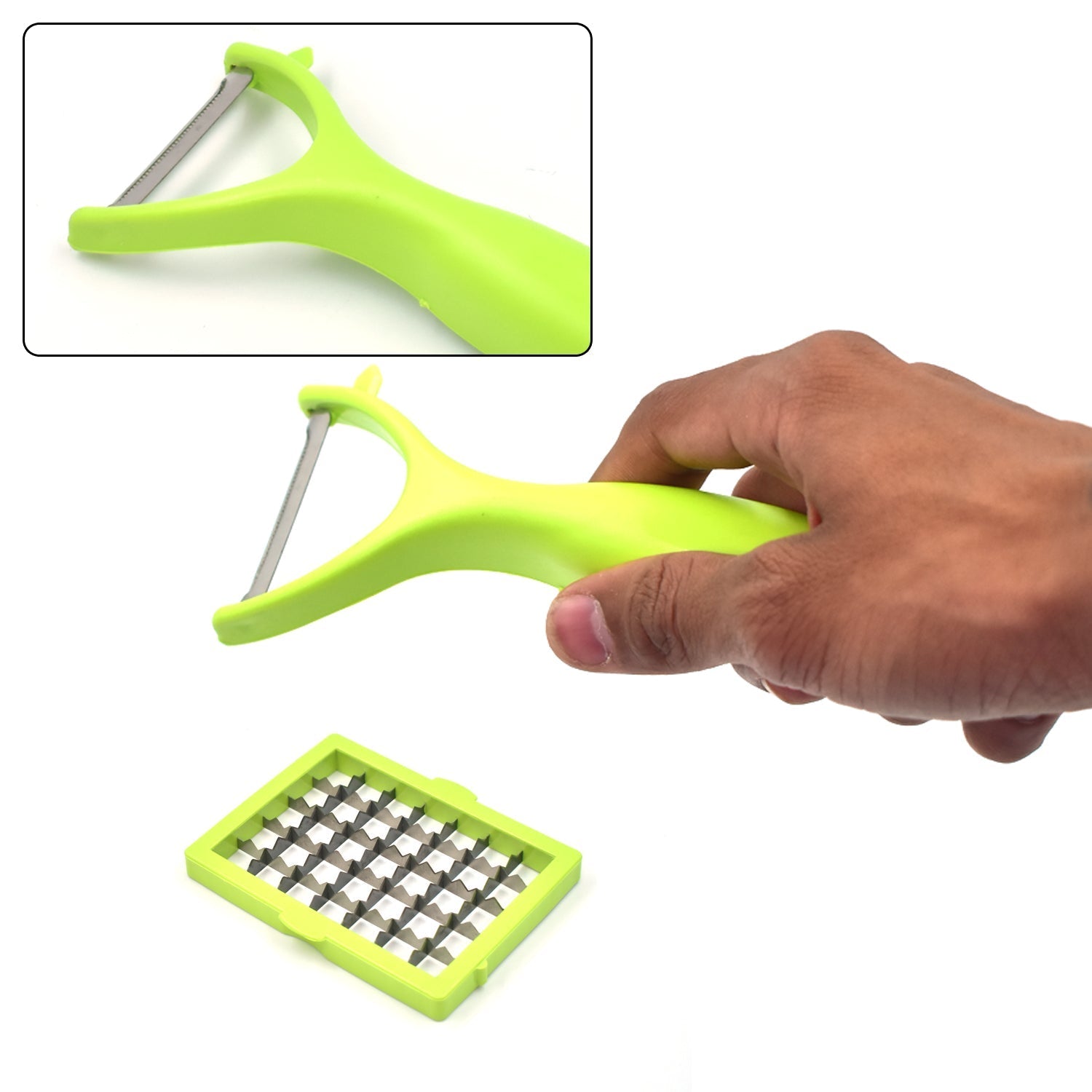 7074 6In1 Veg Chipser Used To Cut Vegetables And Fruits Easily In All Kinds Of Places. freeshipping - DeoDap