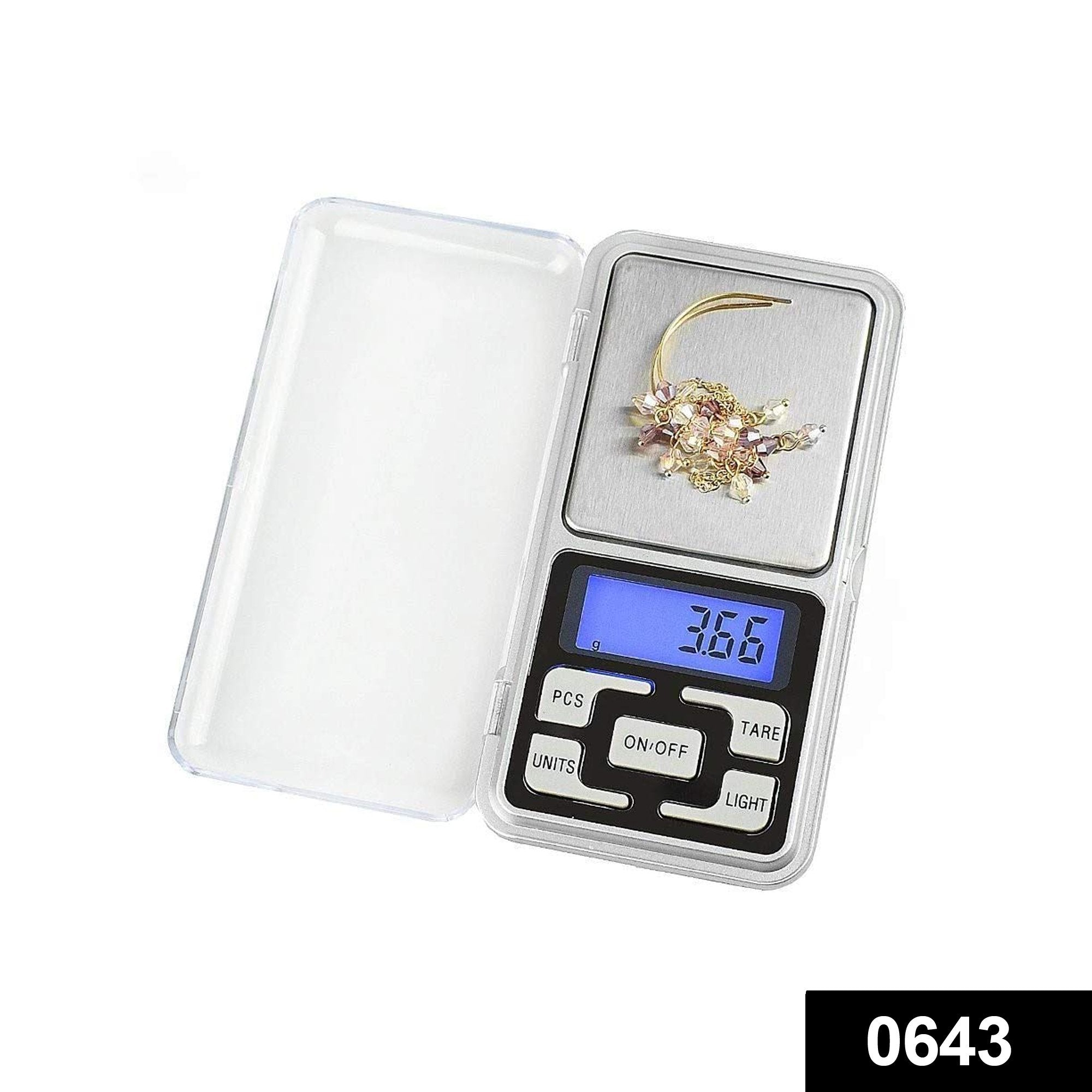 0643 Multipurpose (MH-200) LCD Screen Digital Electronic Portable Mini Pocket Scale(Weighing Scale), 200g - SkyShopy