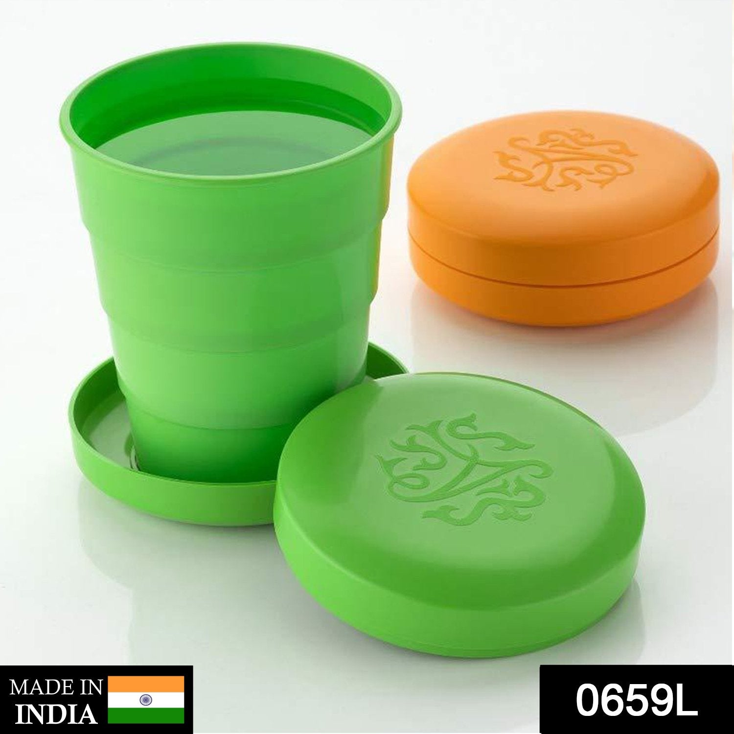 0659L Unbreakable Magic Cup/Folding/Pocket Glass for Travelling