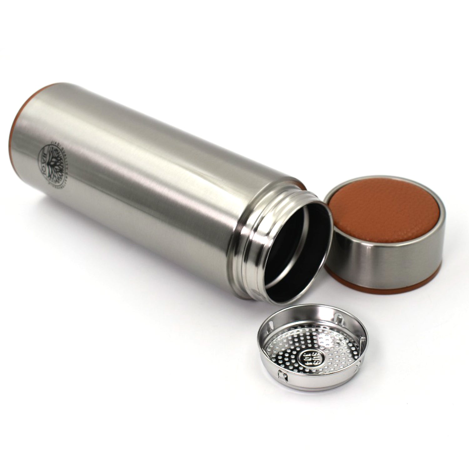 6412  Stainless Steel Water Bottle Carry hot or cold water for long time (Design May Vary)