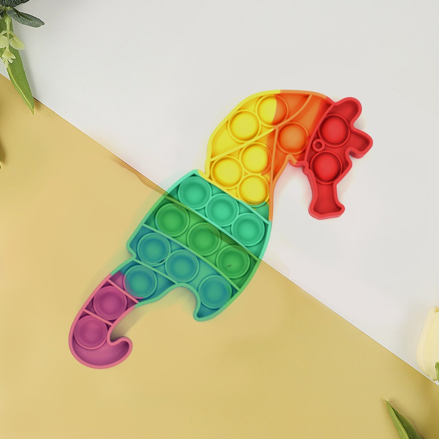 4901 Sea horse fidget toy, push pop bubble fidget sensory toy DeoDap