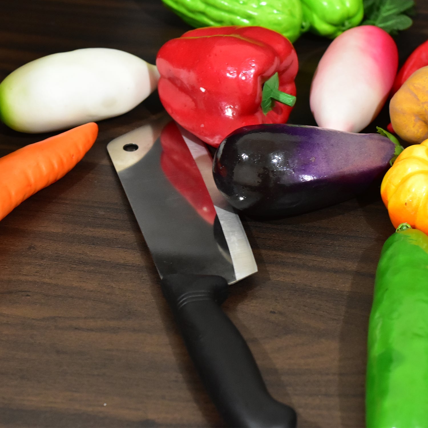 2772 Stainless Steel Chopper with Chef Knives/Chopping Knife for Kitchen DeoDap