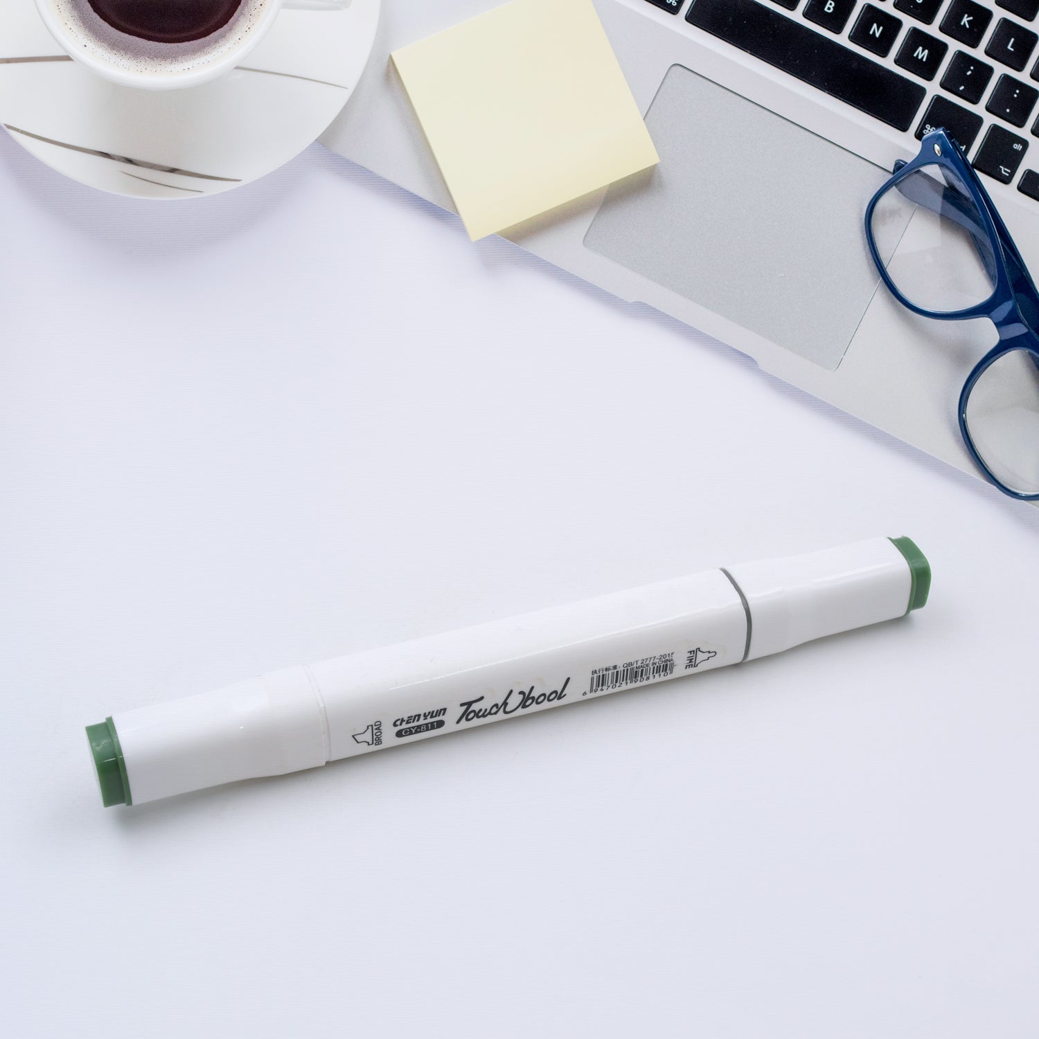 7789 Dual Tip Marker, Pens Double Ended Perfect for Drawing,Shading,Sketching,Designing,Outlining,Illustrating And Drawing For Kids & Adult, Card Making Classroom Use (1 Pc)