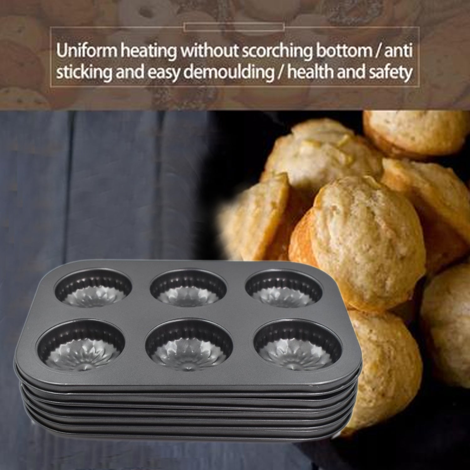 2821 Cupcakes Muffin Tray Cup Midi Shape Muffin, Cupcake Moulds (5 Design) DeoDap