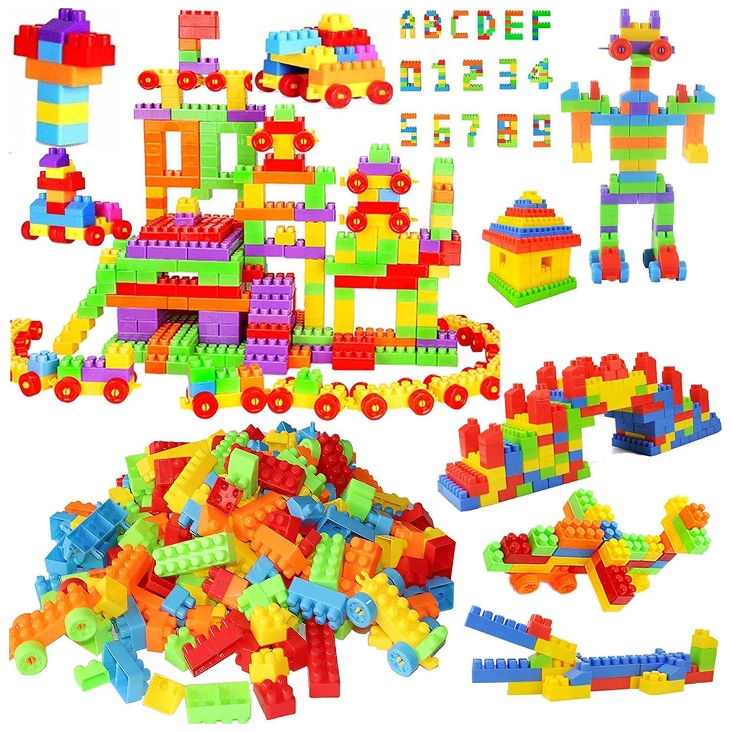 3914 100 Pc Train Blocks Toy used in all kinds of household and official places specially for kids and children for their playing and enjoying purposes.