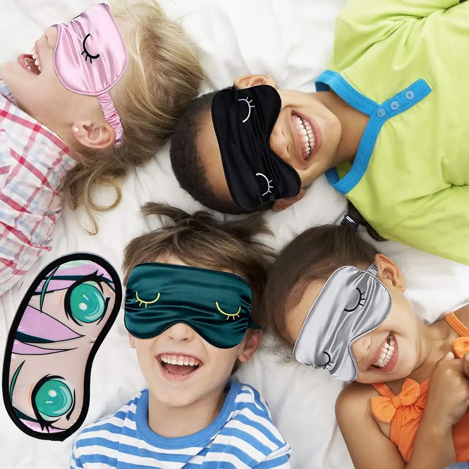 7815 Super Soft Sleeping Mask Blind Fold for Comfortable Sleep Travelling Sleep Mask Heavy Comfortable Material Eye Mask ( 1pc ) DeoDap