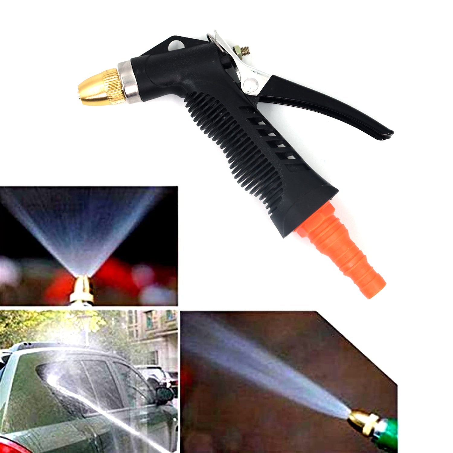 9047 Garden Hose Nozzle Water Spray Gun Connector Tap Adaptor DeoDap