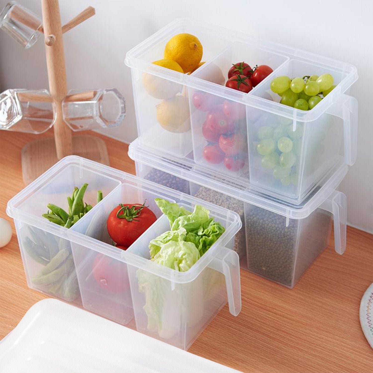 2518 Refrigerator Organizer Fresh-Keeping Box Case Kitchen Storage Box