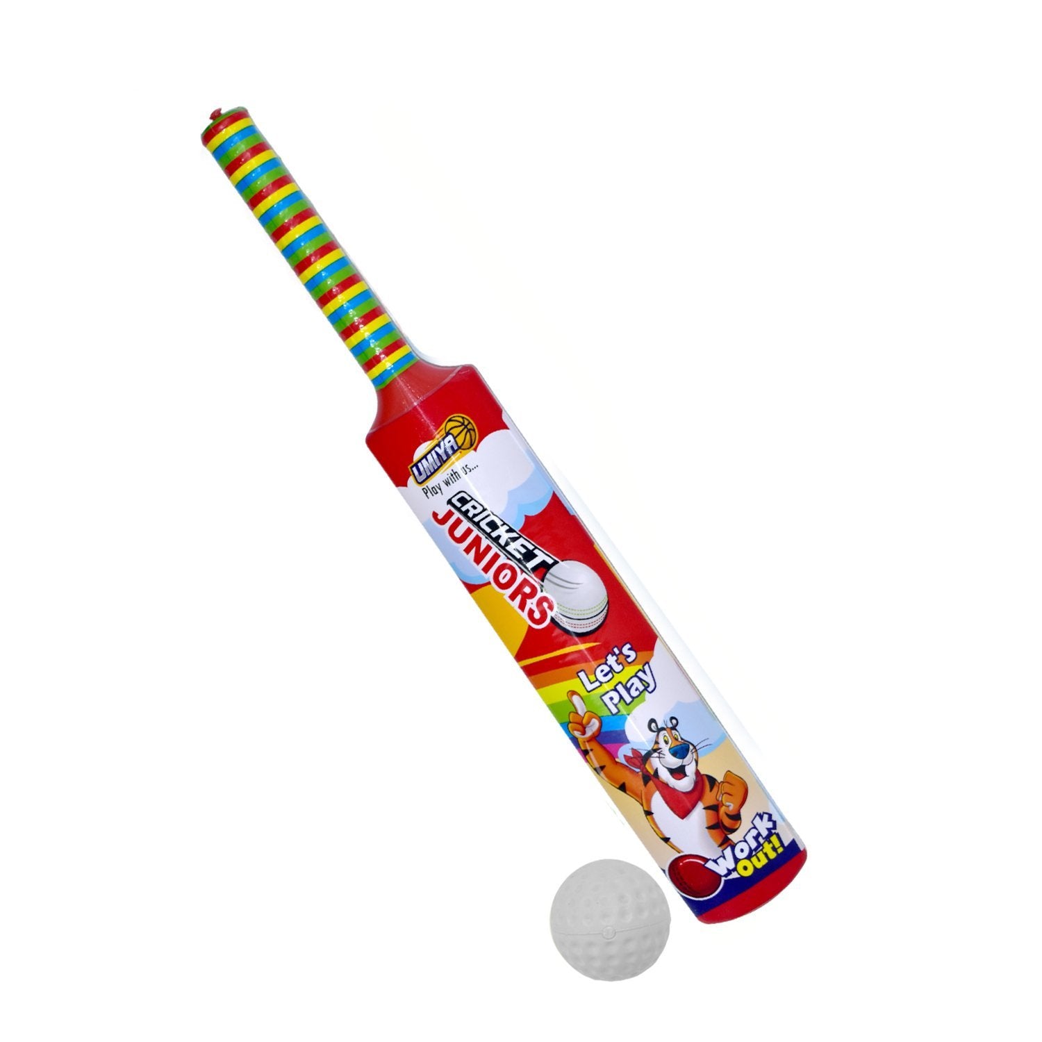 8024 Plastic Cricket Bat Ball Set for Boys and Girls